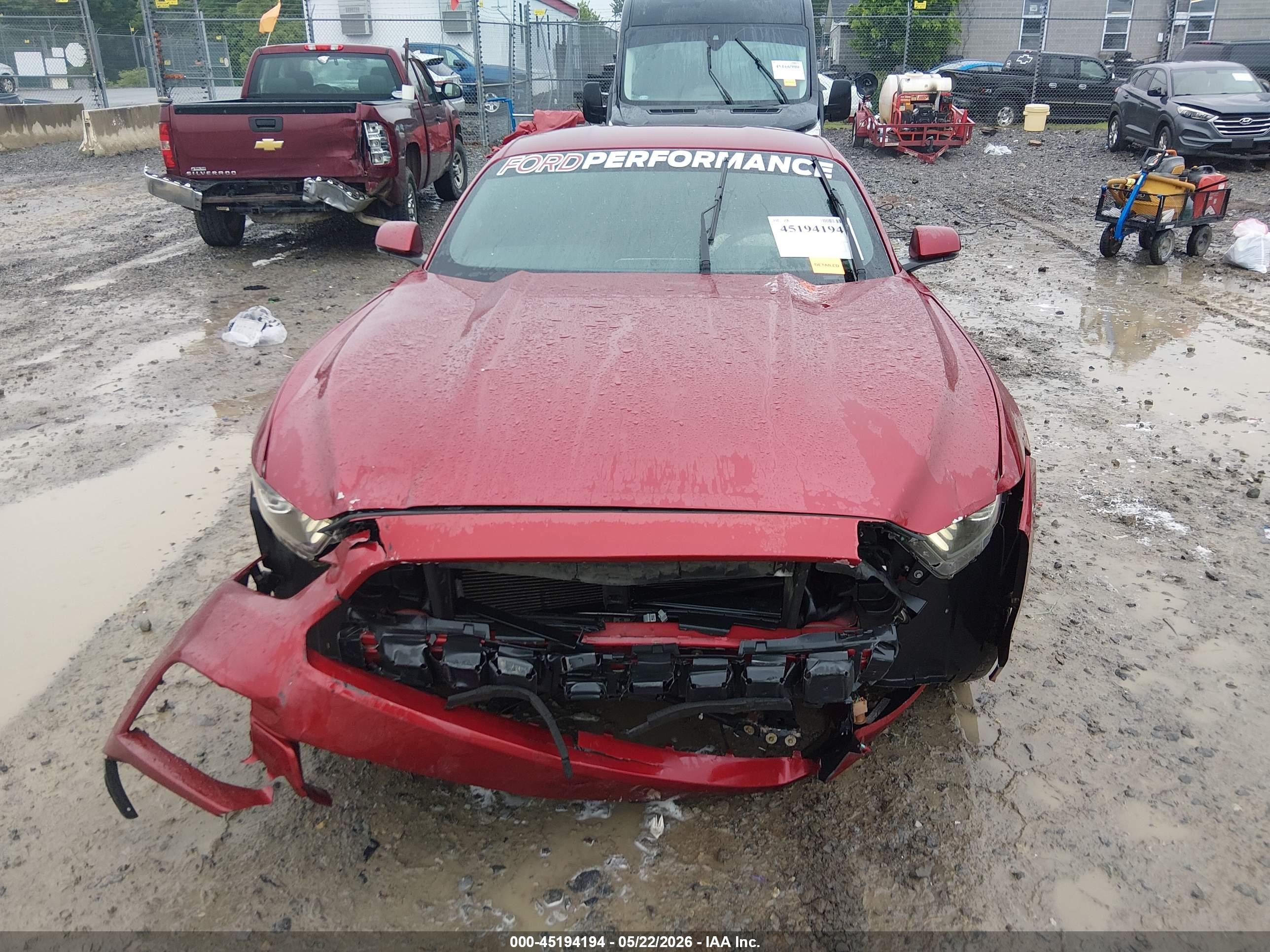 2015 Ford Mustang Ecoboost Red vin: 1FA6P8TH6F5348845