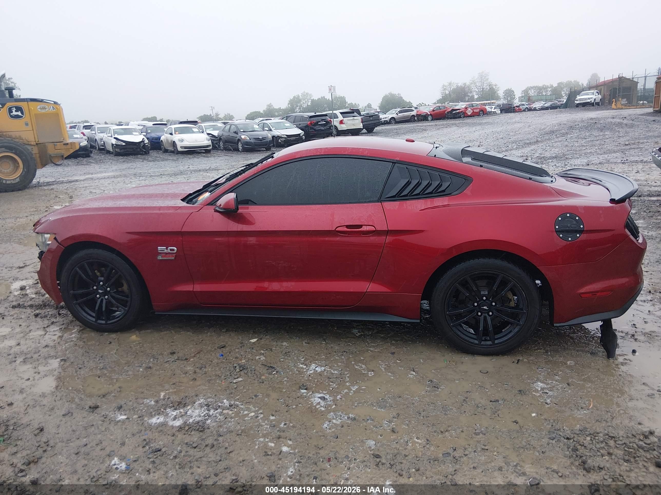 2015 Ford Mustang Ecoboost Red vin: 1FA6P8TH6F5348845