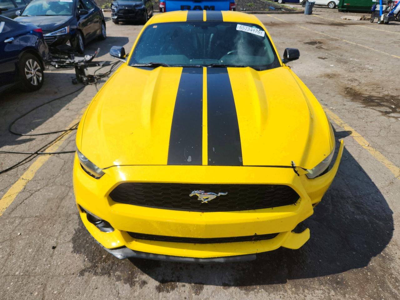 2015 Ford Mustang Yellow vin: 1FA6P8TH6F5367525