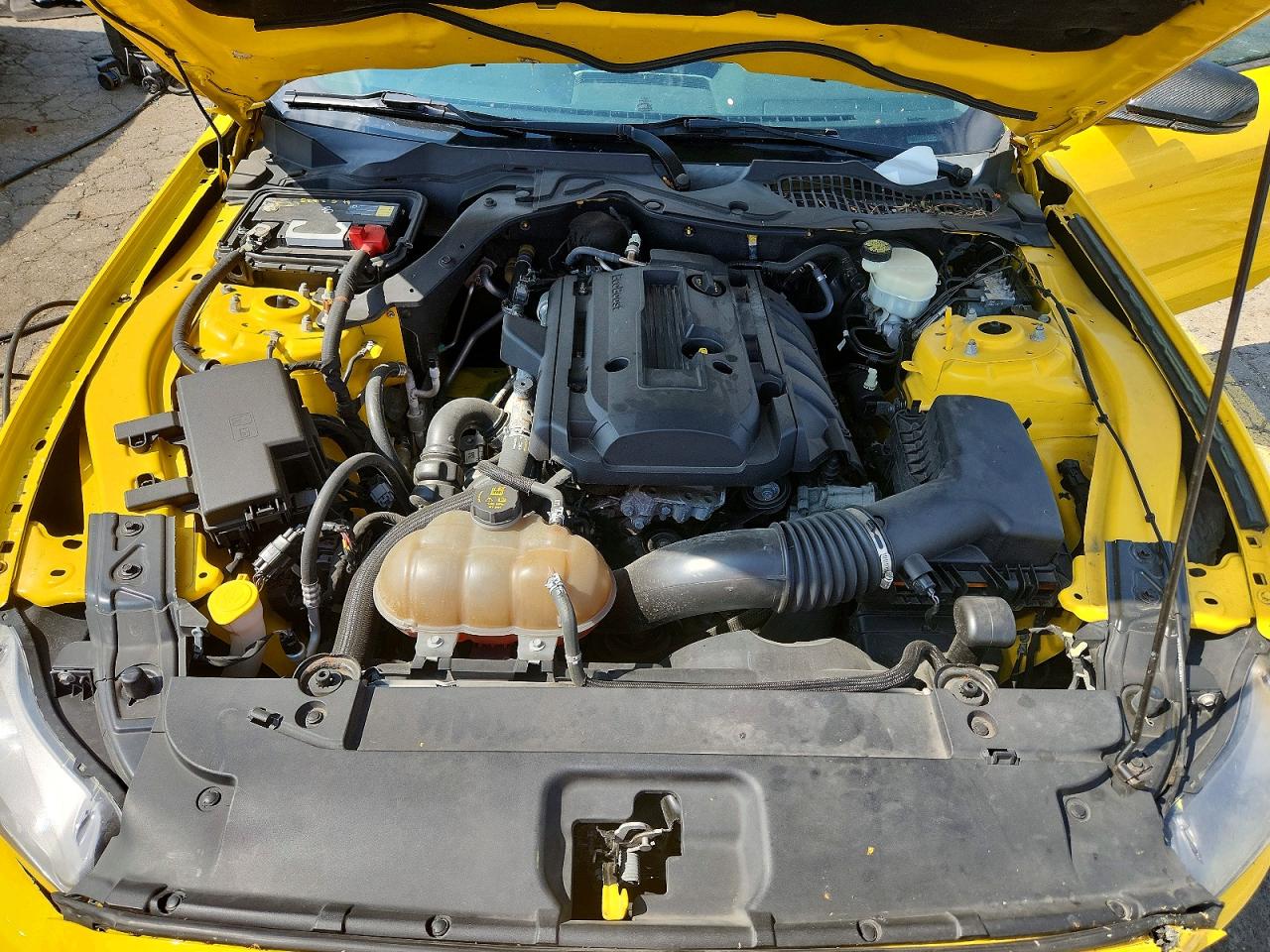 2015 Ford Mustang Yellow vin: 1FA6P8TH6F5367525