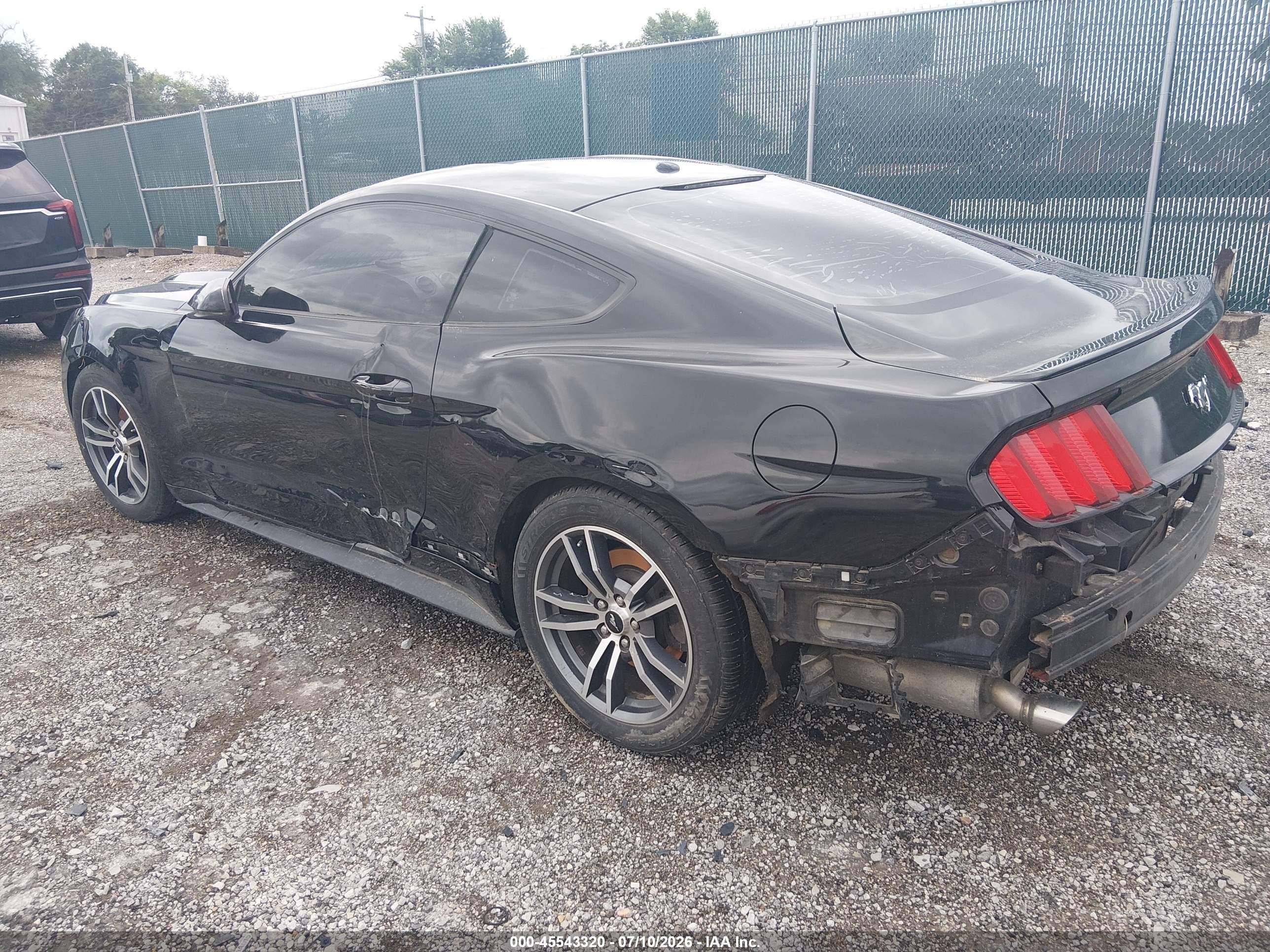 2015 Ford Mustang Ecoboost Black vin: 1FA6P8TH6F5368187