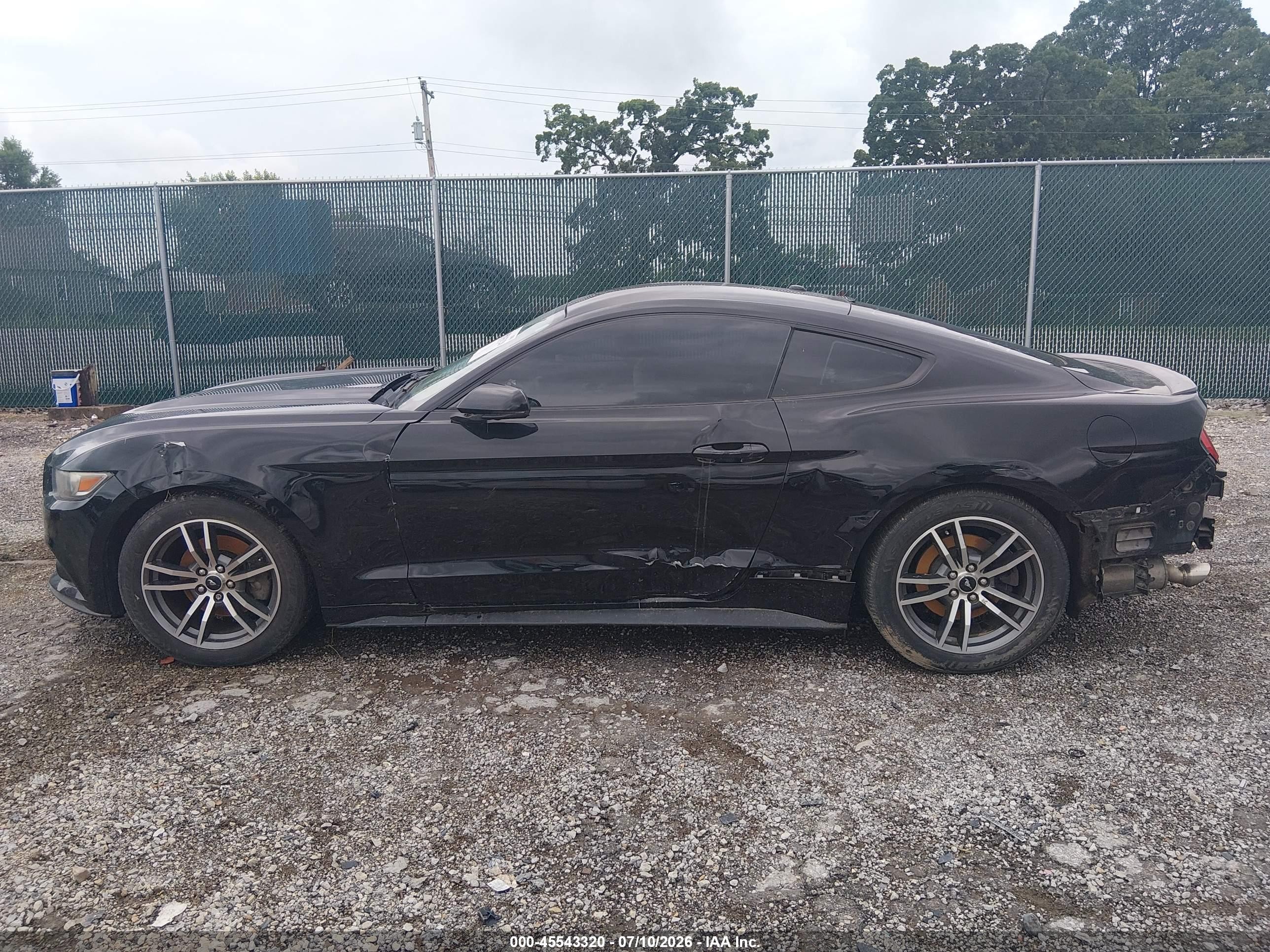 2015 Ford Mustang Ecoboost Black vin: 1FA6P8TH6F5368187