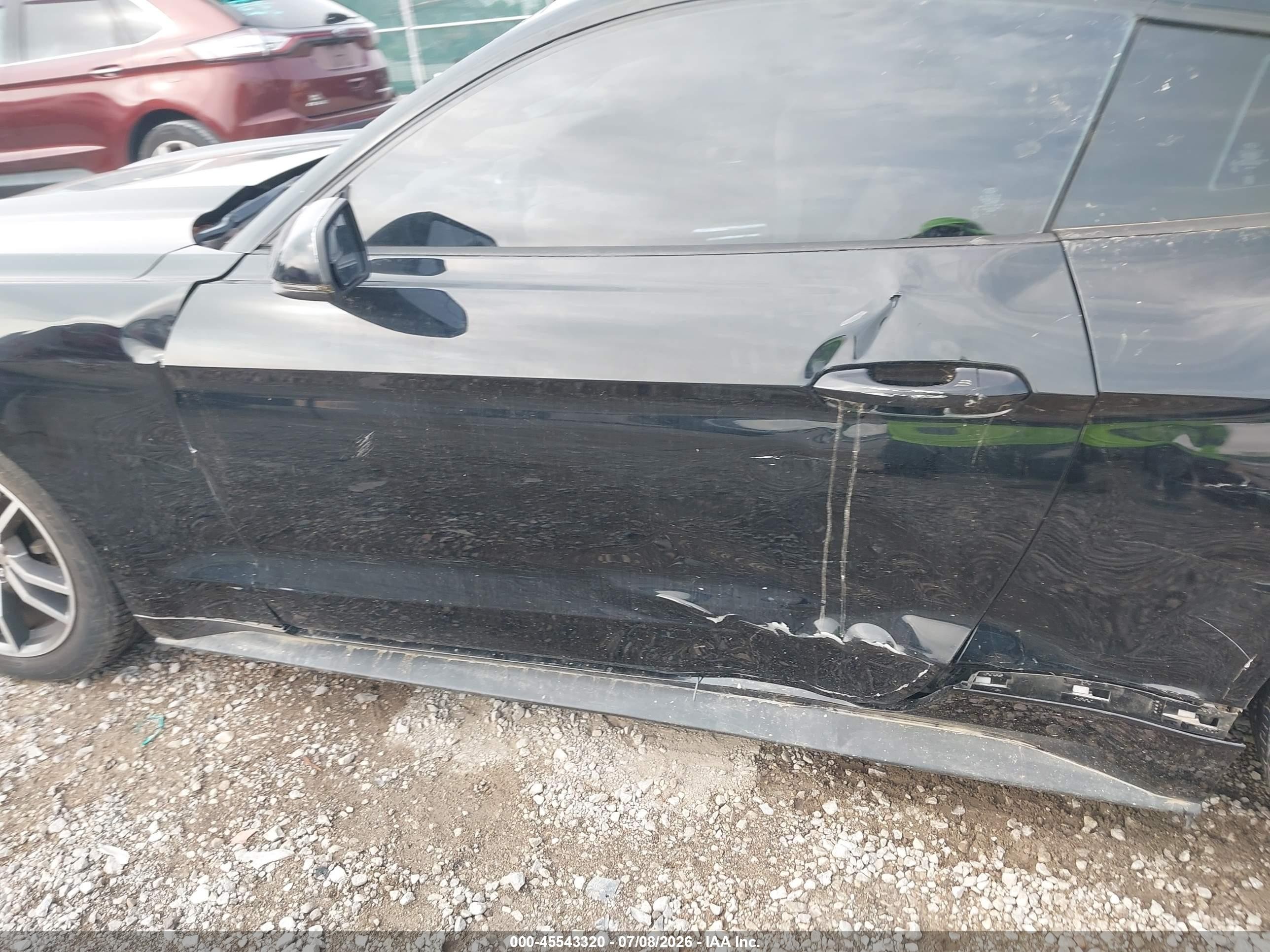 2015 Ford Mustang Ecoboost Black vin: 1FA6P8TH6F5368187