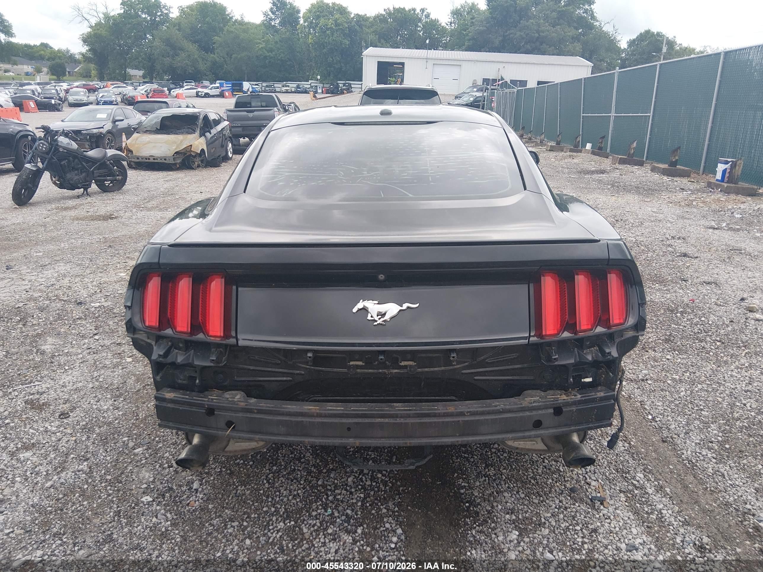 2015 Ford Mustang Ecoboost Black vin: 1FA6P8TH6F5368187
