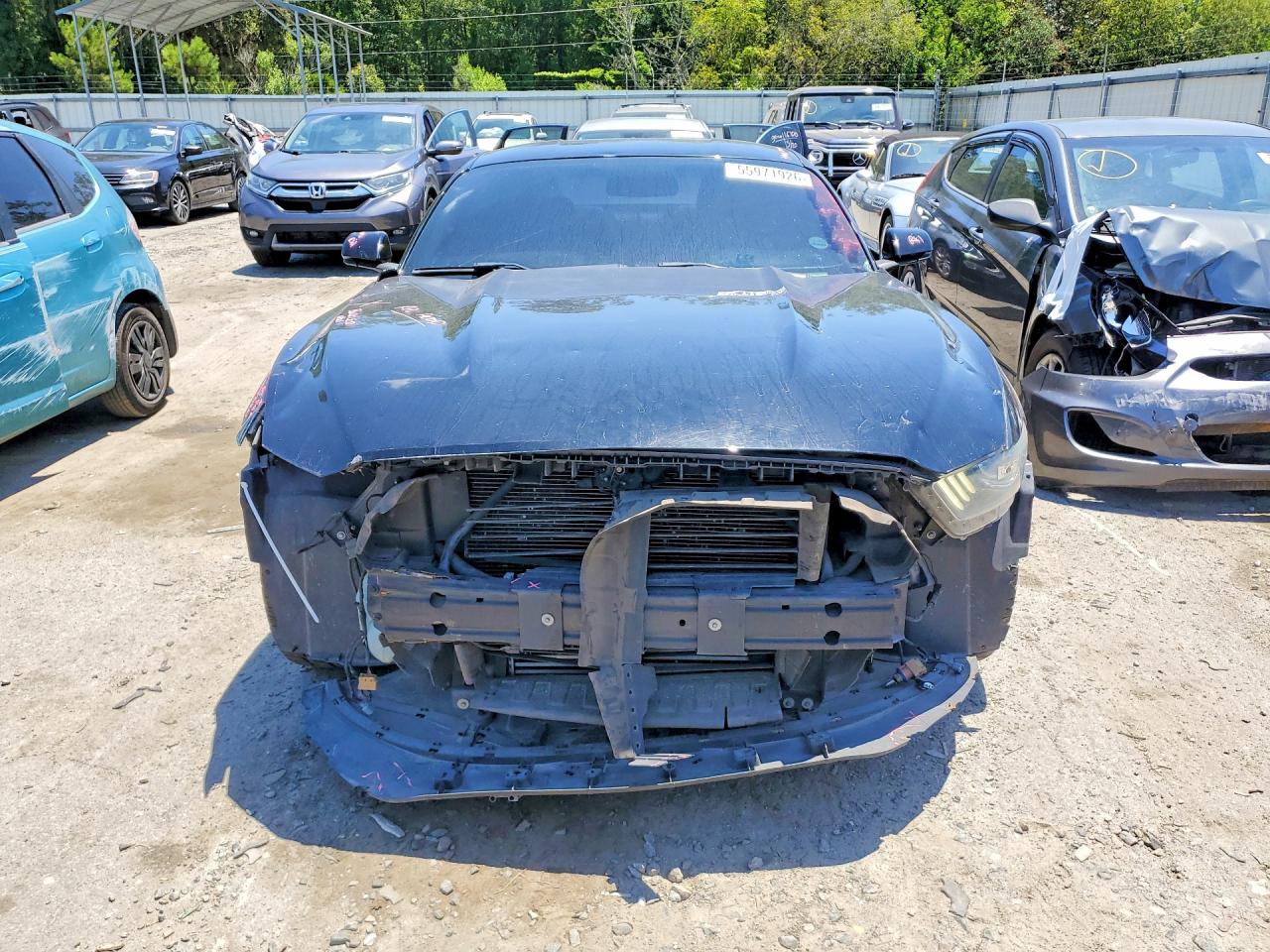 2015 Ford Mustang Black vin: 1FA6P8TH6F5372269