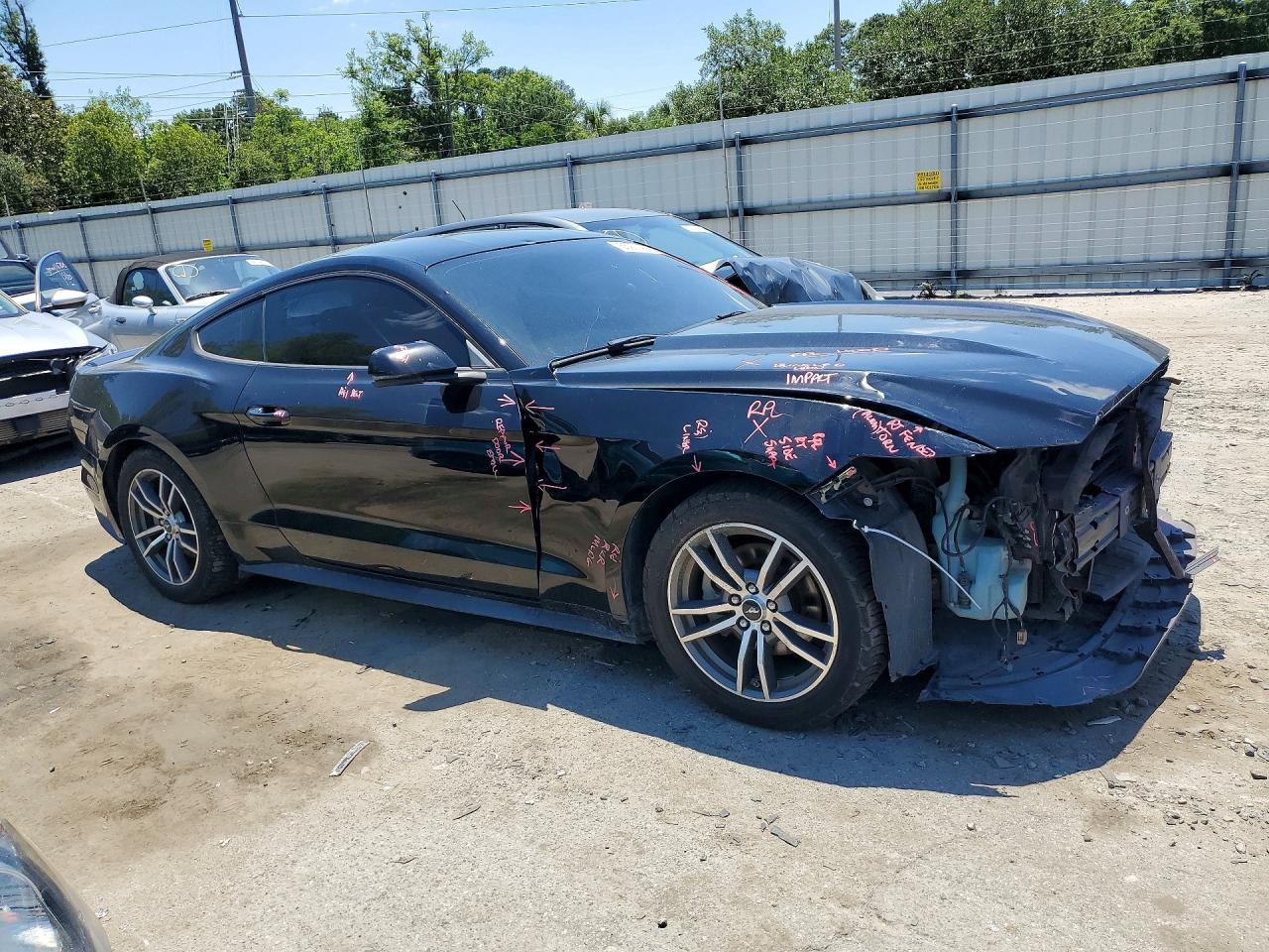 2015 Ford Mustang Black vin: 1FA6P8TH6F5372269