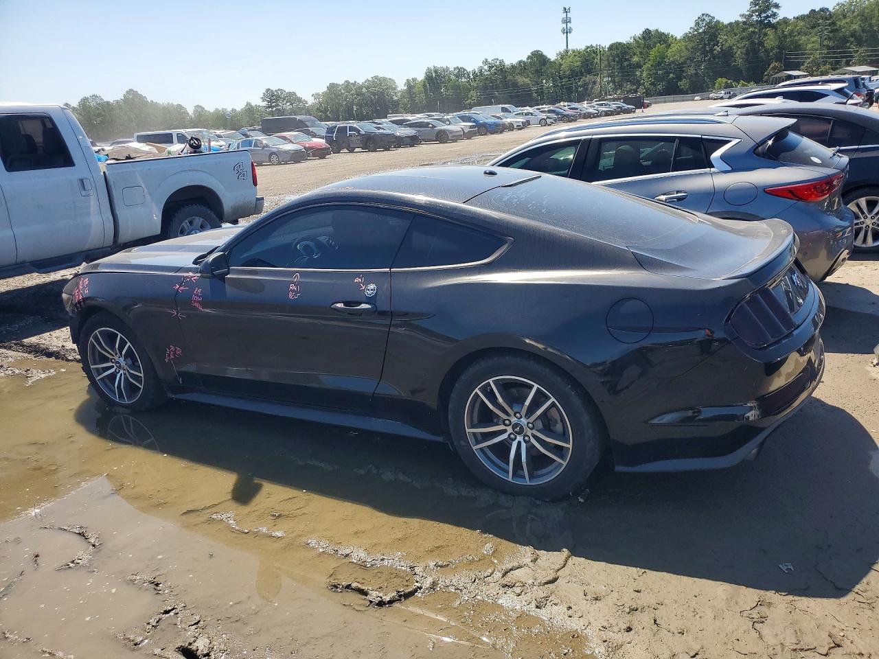 2015 Ford Mustang Black vin: 1FA6P8TH6F5372269
