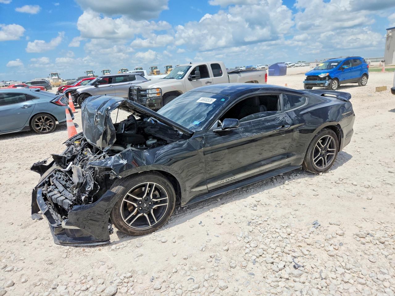 2015 Ford Mustang Black vin: 1FA6P8TH6F5373549