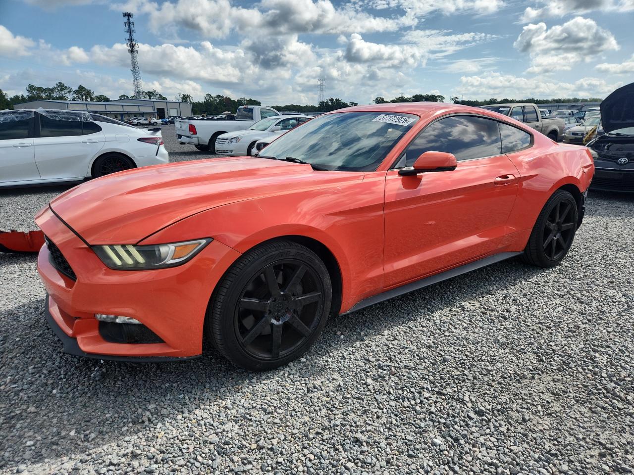 2015 Ford Mustang Orange vin: 1FA6P8TH6F5385166