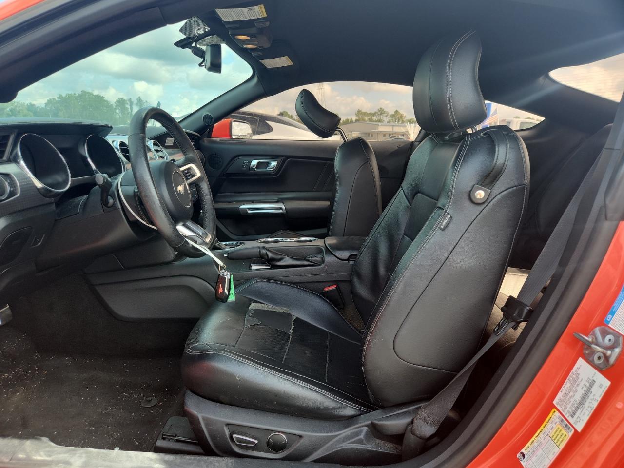 2015 Ford Mustang Orange vin: 1FA6P8TH6F5385166