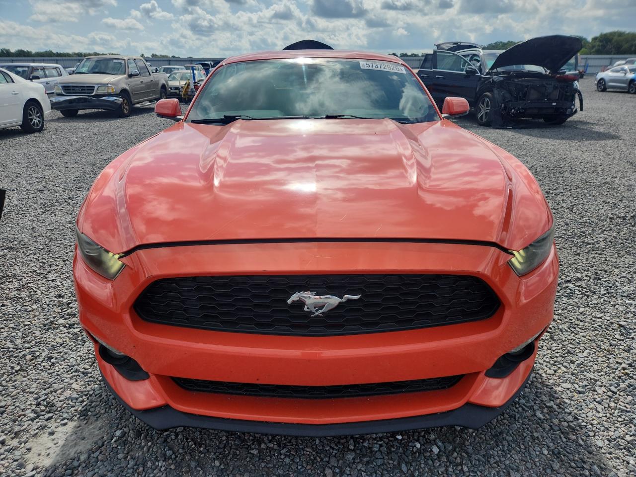 2015 Ford Mustang Orange vin: 1FA6P8TH6F5385166