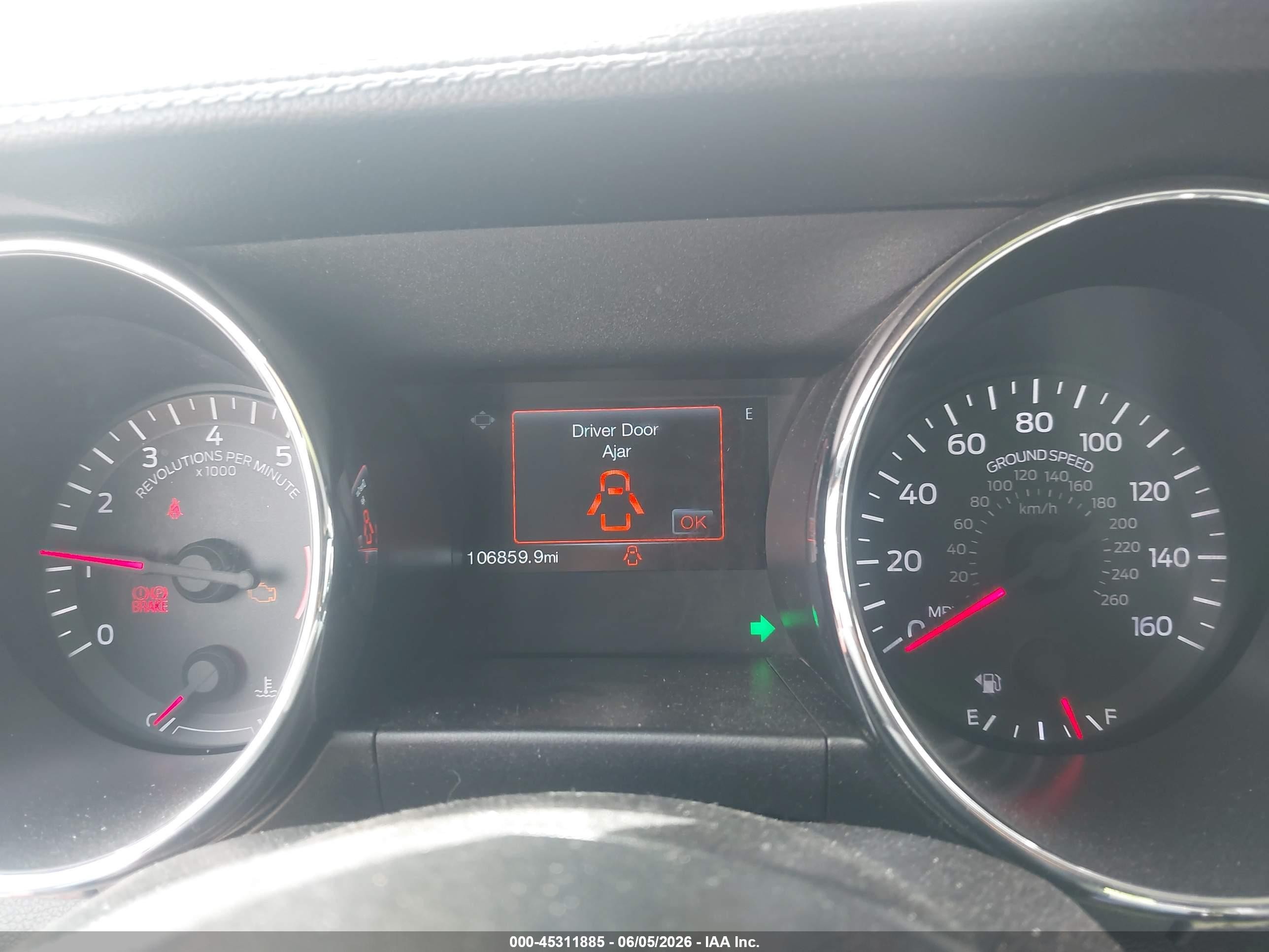2015 Ford Mustang Ecoboost Orange vin: 1FA6P8TH6F5418778