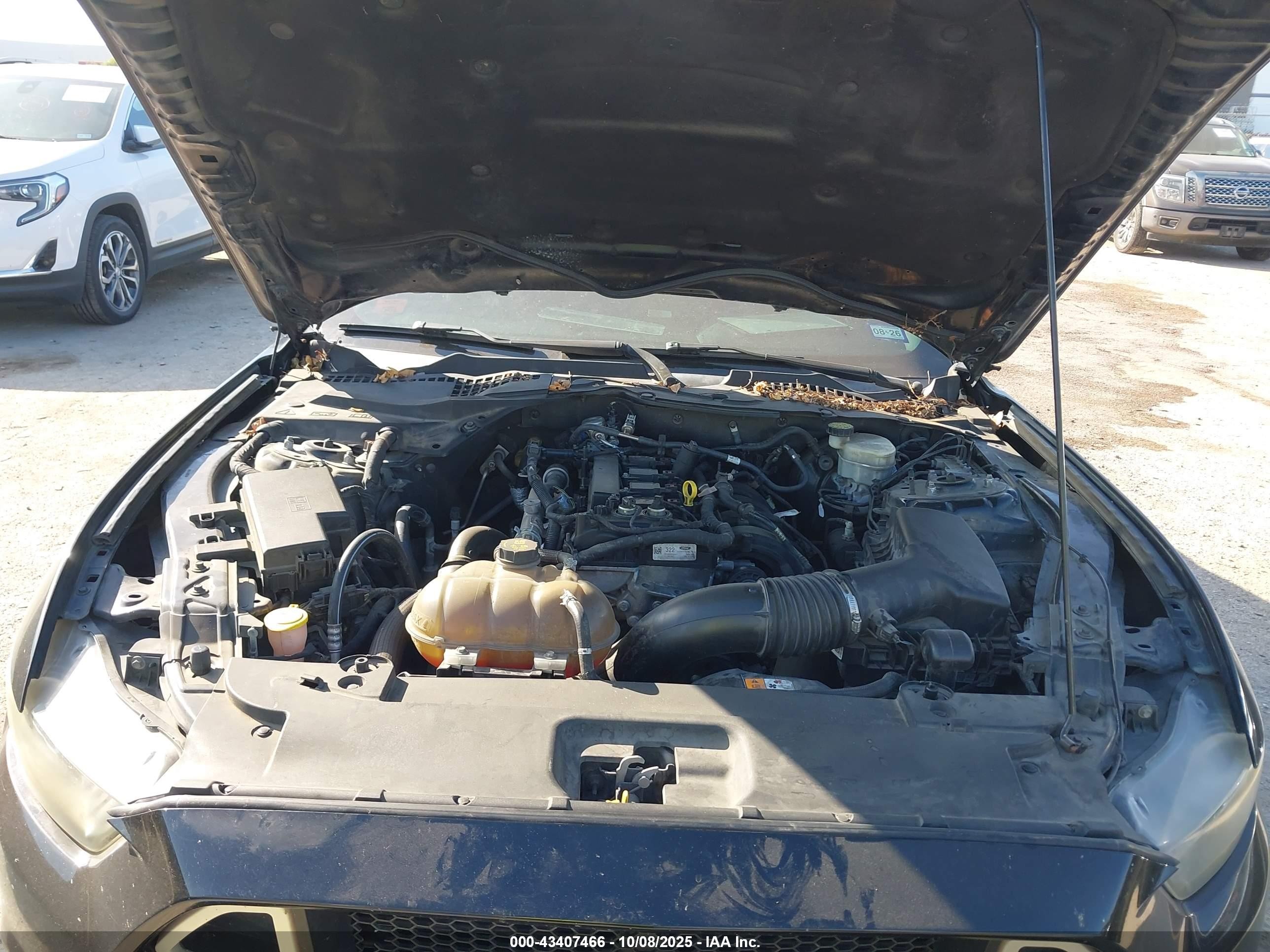 2015 Ford Mustang Ecoboost Черный vin: 1FA6P8TH6F5430638