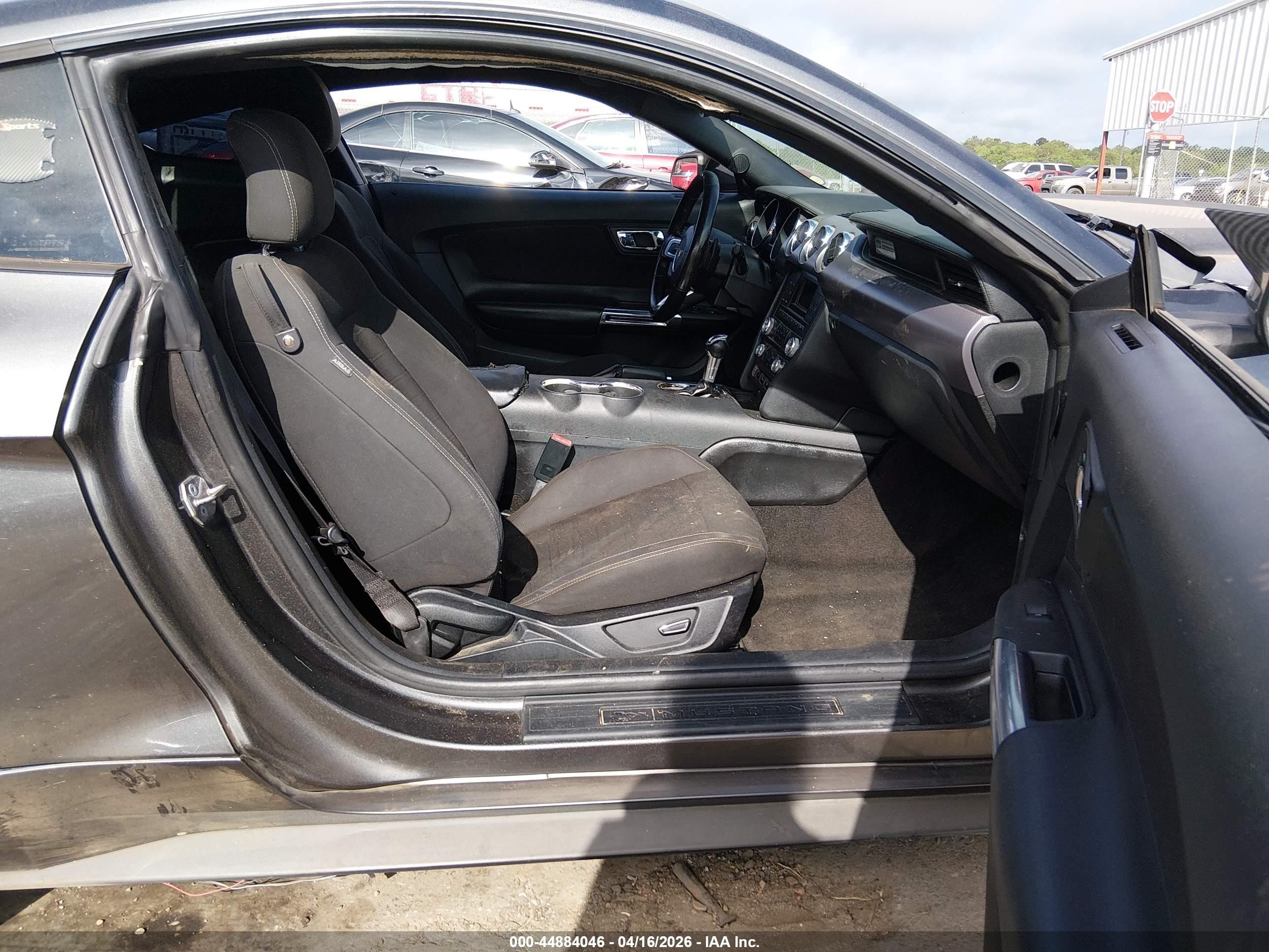 2015 Ford Mustang Ecoboost Black vin: 1FA6P8TH6F5433121