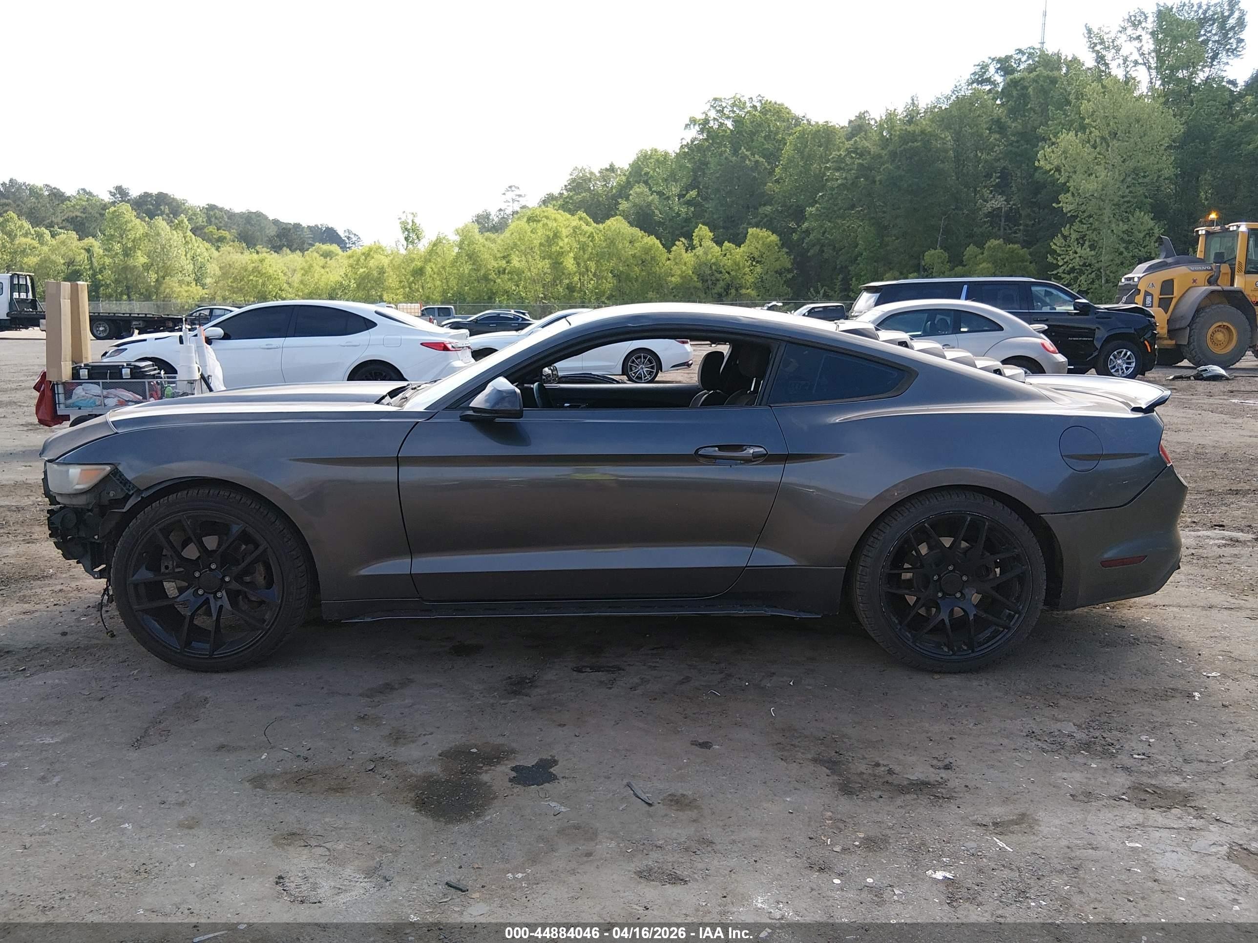 2015 Ford Mustang Ecoboost Black vin: 1FA6P8TH6F5433121