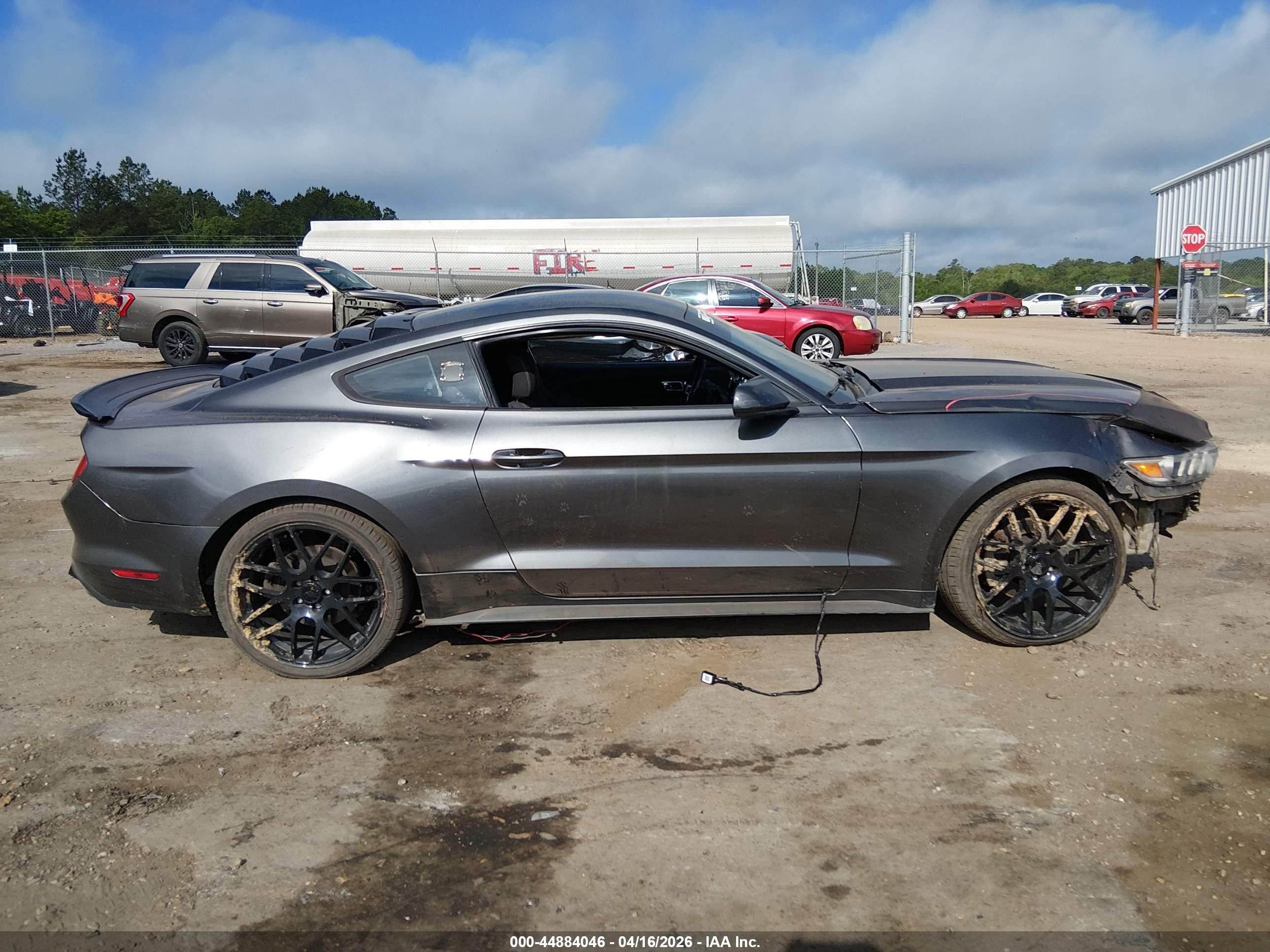 2015 Ford Mustang Ecoboost Black vin: 1FA6P8TH6F5433121