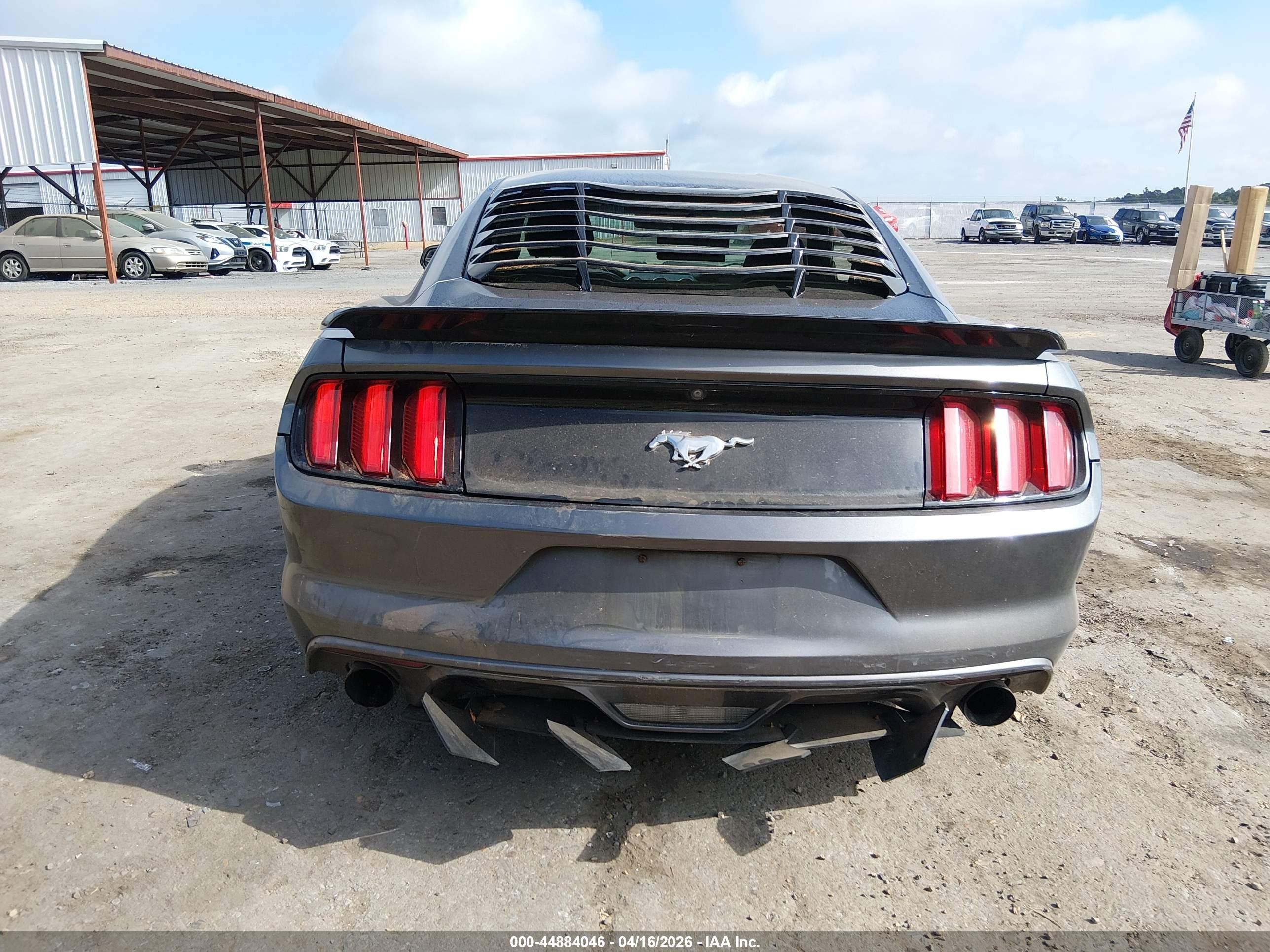 2015 Ford Mustang Ecoboost Black vin: 1FA6P8TH6F5433121
