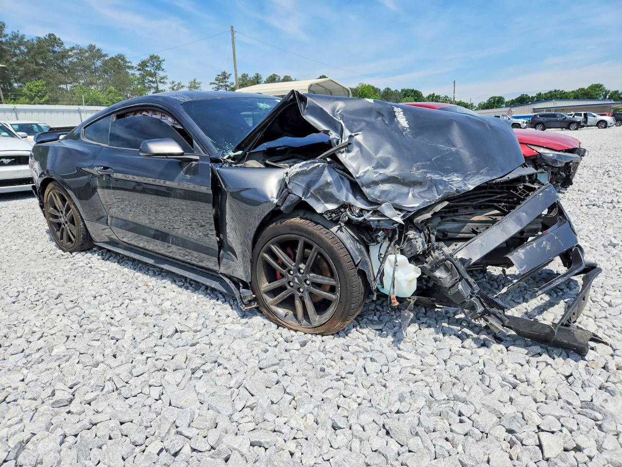 2017 Ford Mustang Charcoal vin: 1FA6P8TH6H5301804