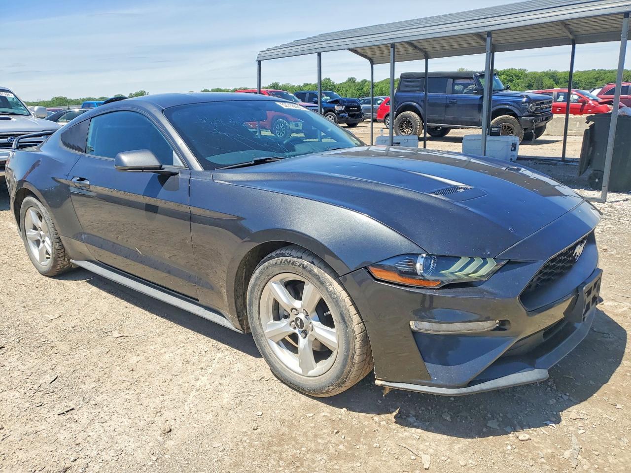 2019 Ford Mustang Серый vin: 1FA6P8TH6K5106339