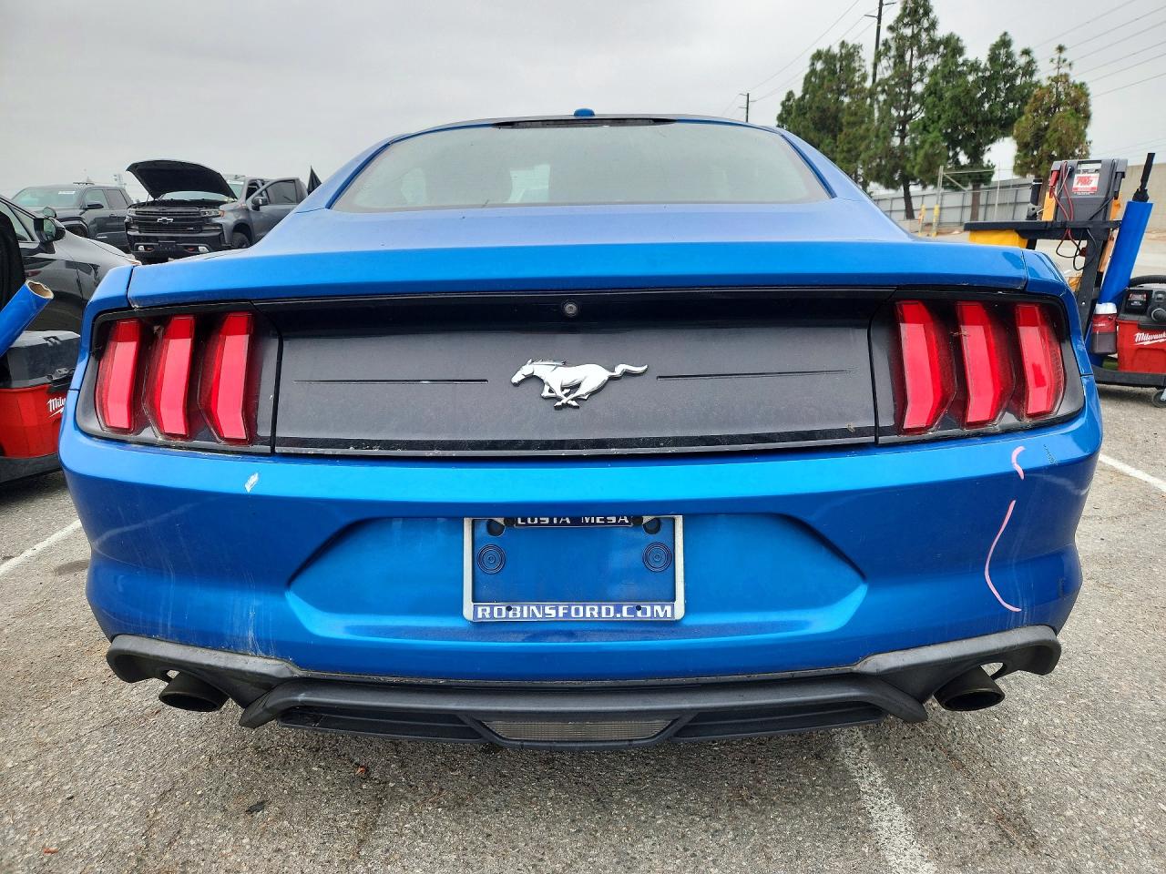 2019 Ford Mustang Blue vin: 1FA6P8TH6K5118913