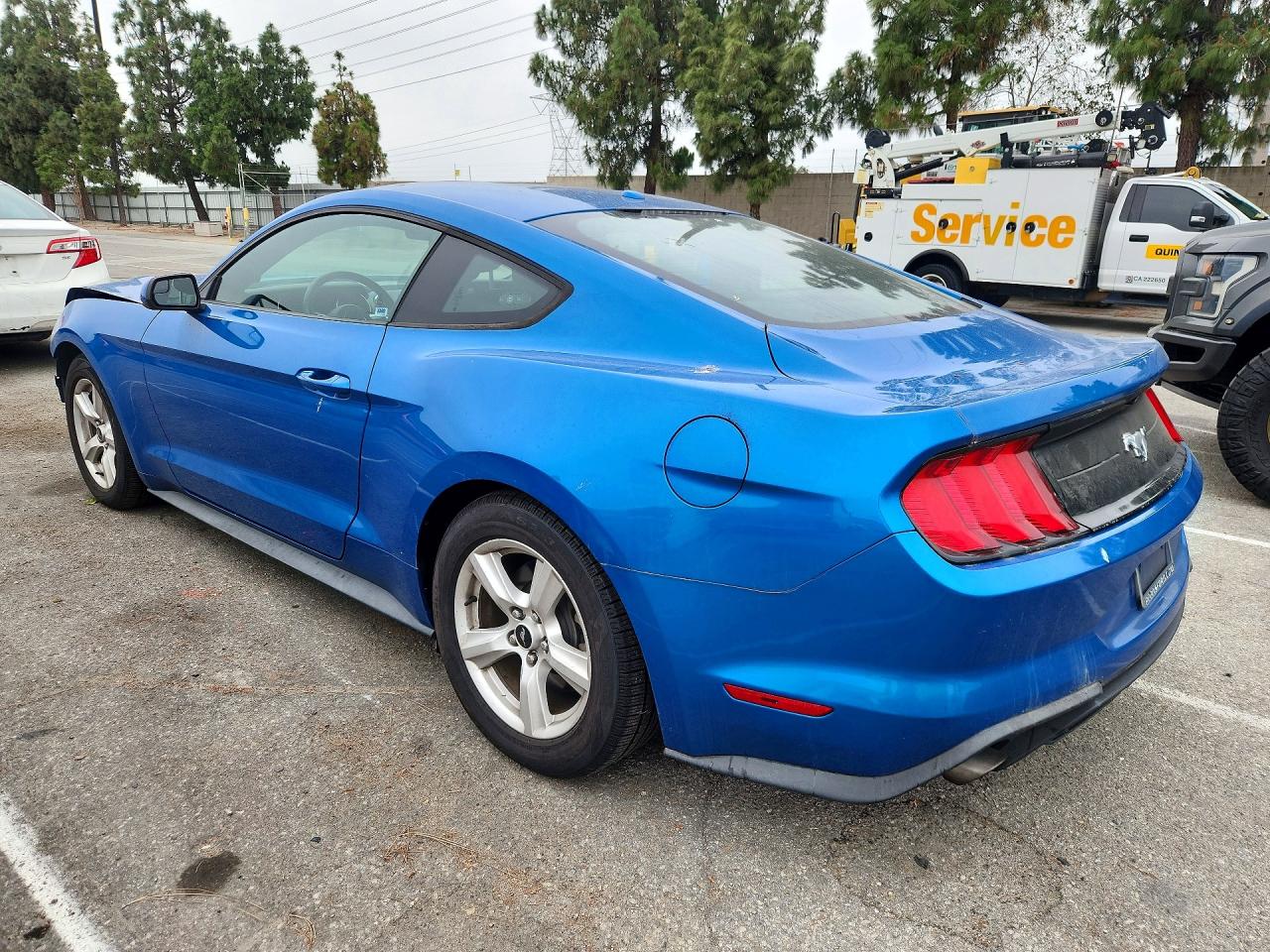 2019 Ford Mustang Blue vin: 1FA6P8TH6K5118913