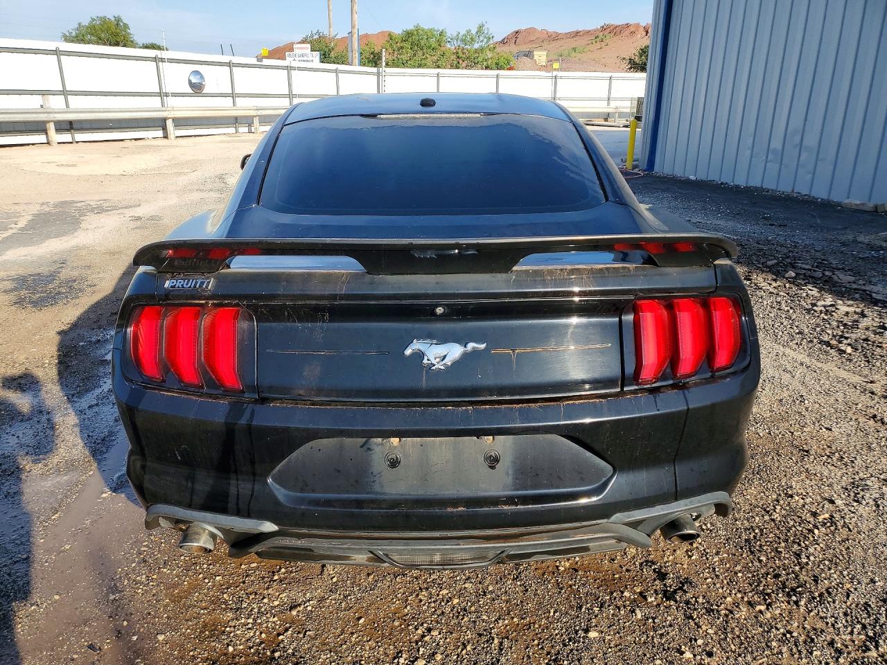 2019 Ford Mustang Black vin: 1FA6P8TH6K5152950