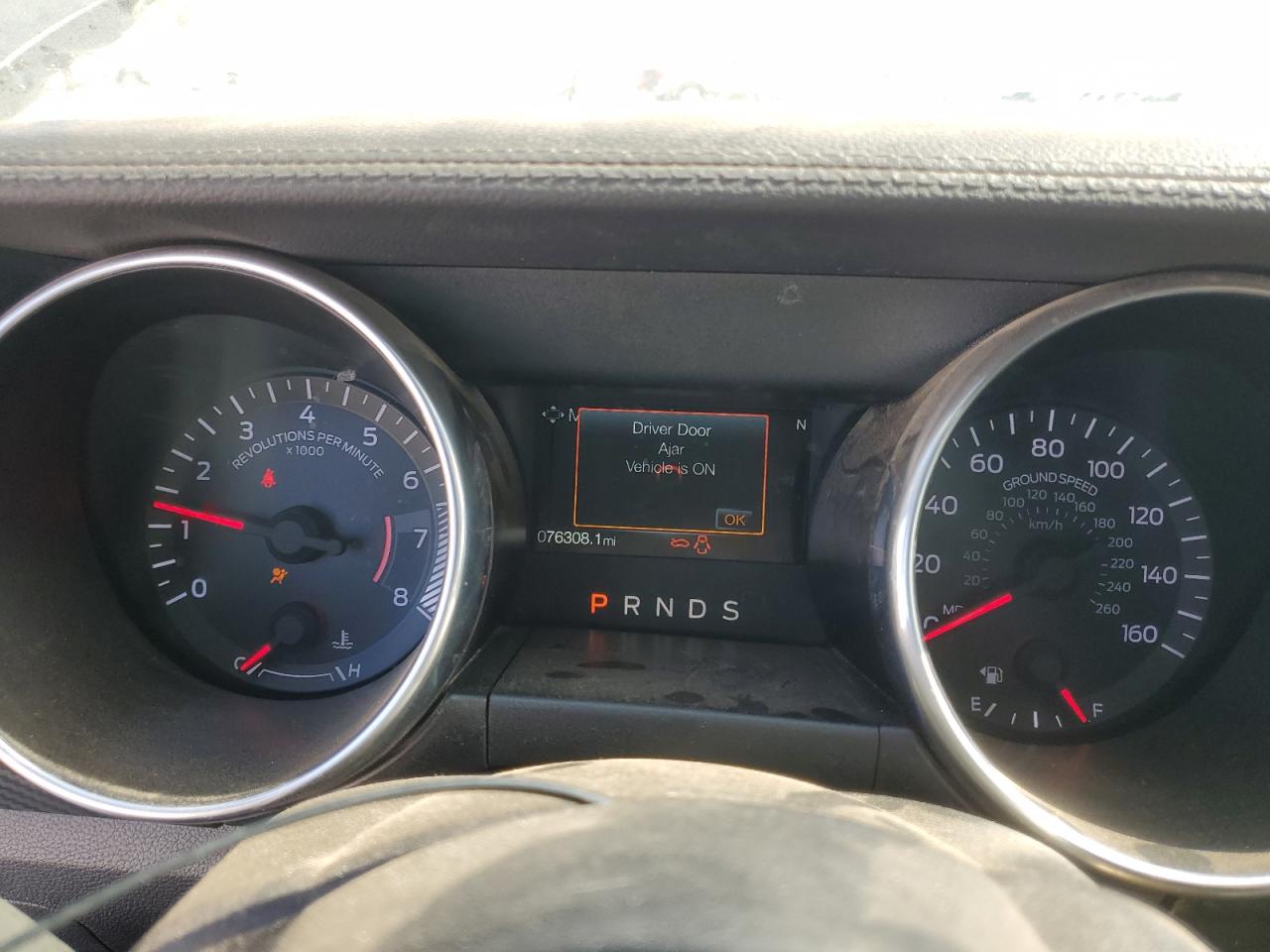 2019 Ford Mustang Black vin: 1FA6P8TH6K5152950 Damage: Warning Light - Air Bag, On, Unacceptable
