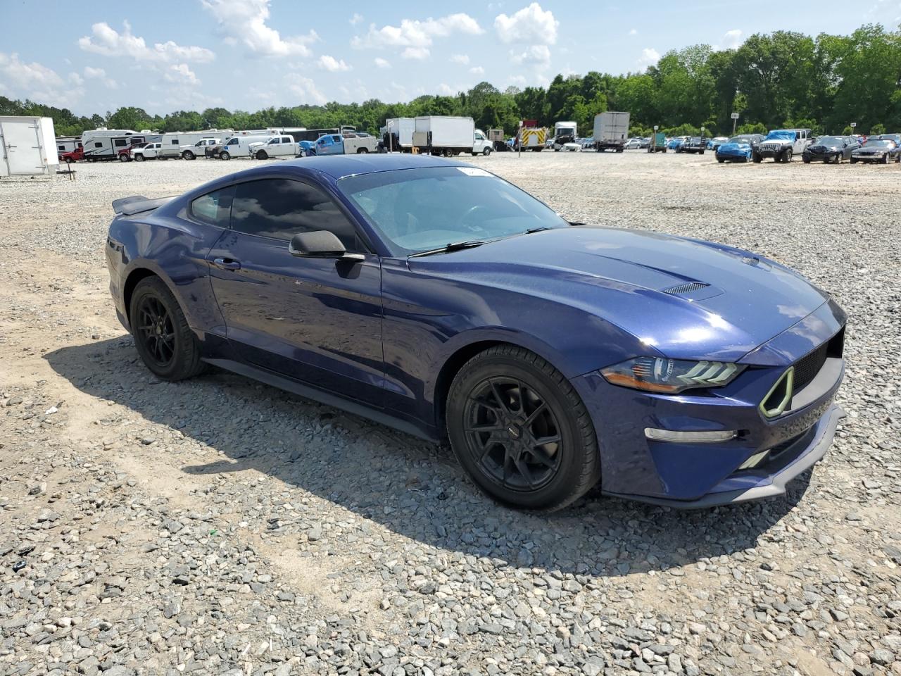2020 Ford Mustang  Blue vin: 1FA6P8TH6L5183570