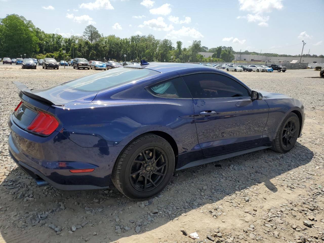 2020 Ford Mustang  Blue vin: 1FA6P8TH6L5183570