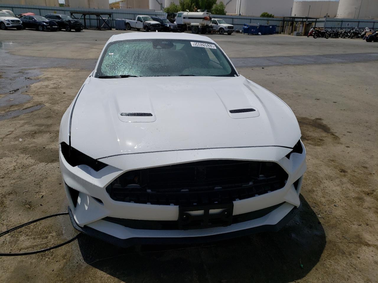 2022 Ford Mustang  White vin: 1FA6P8TH6N5104398