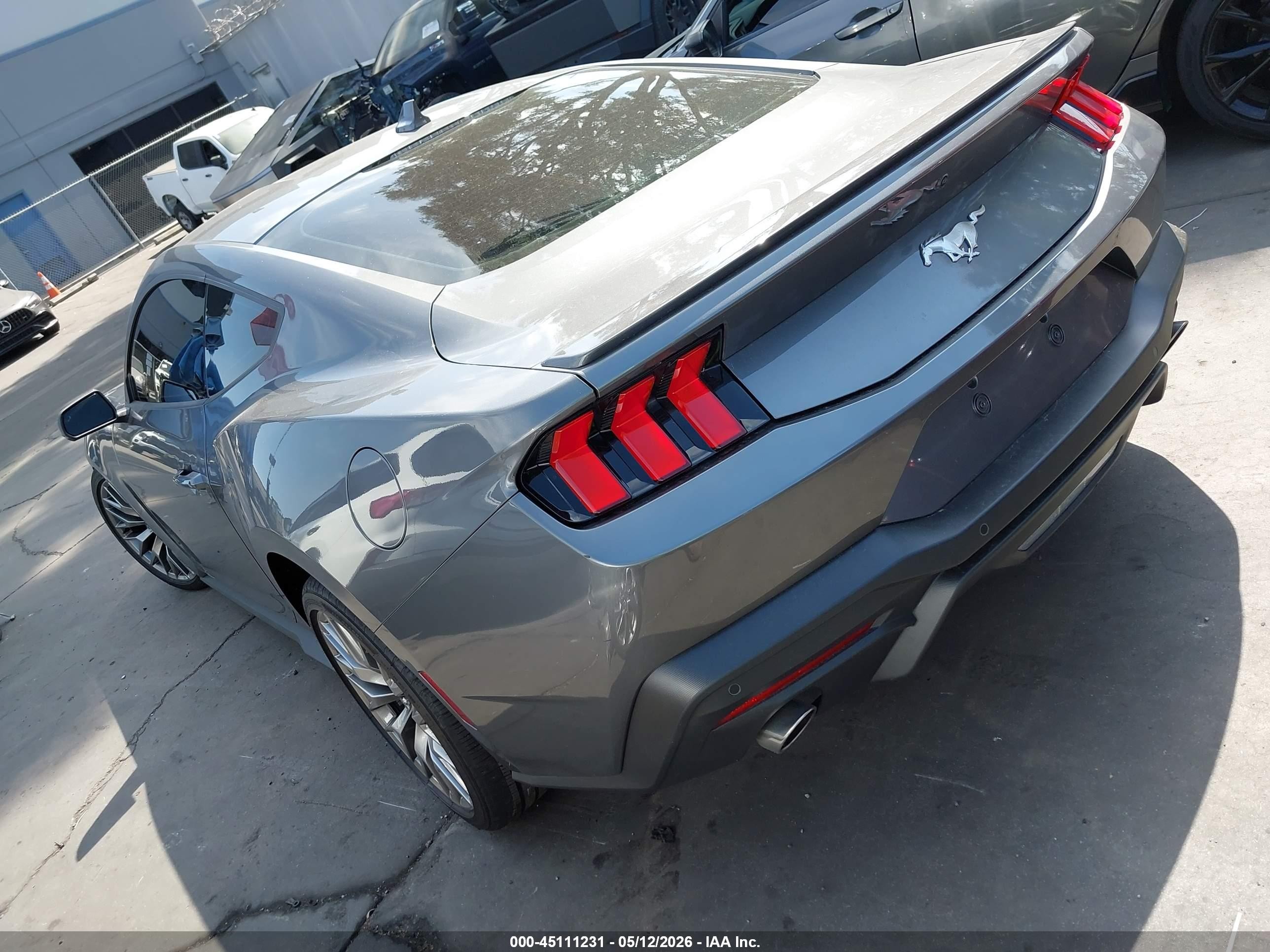 2025 Ford Mustang Ecoboost Premium Fastback Серый vin: 1FA6P8TH6S5130561