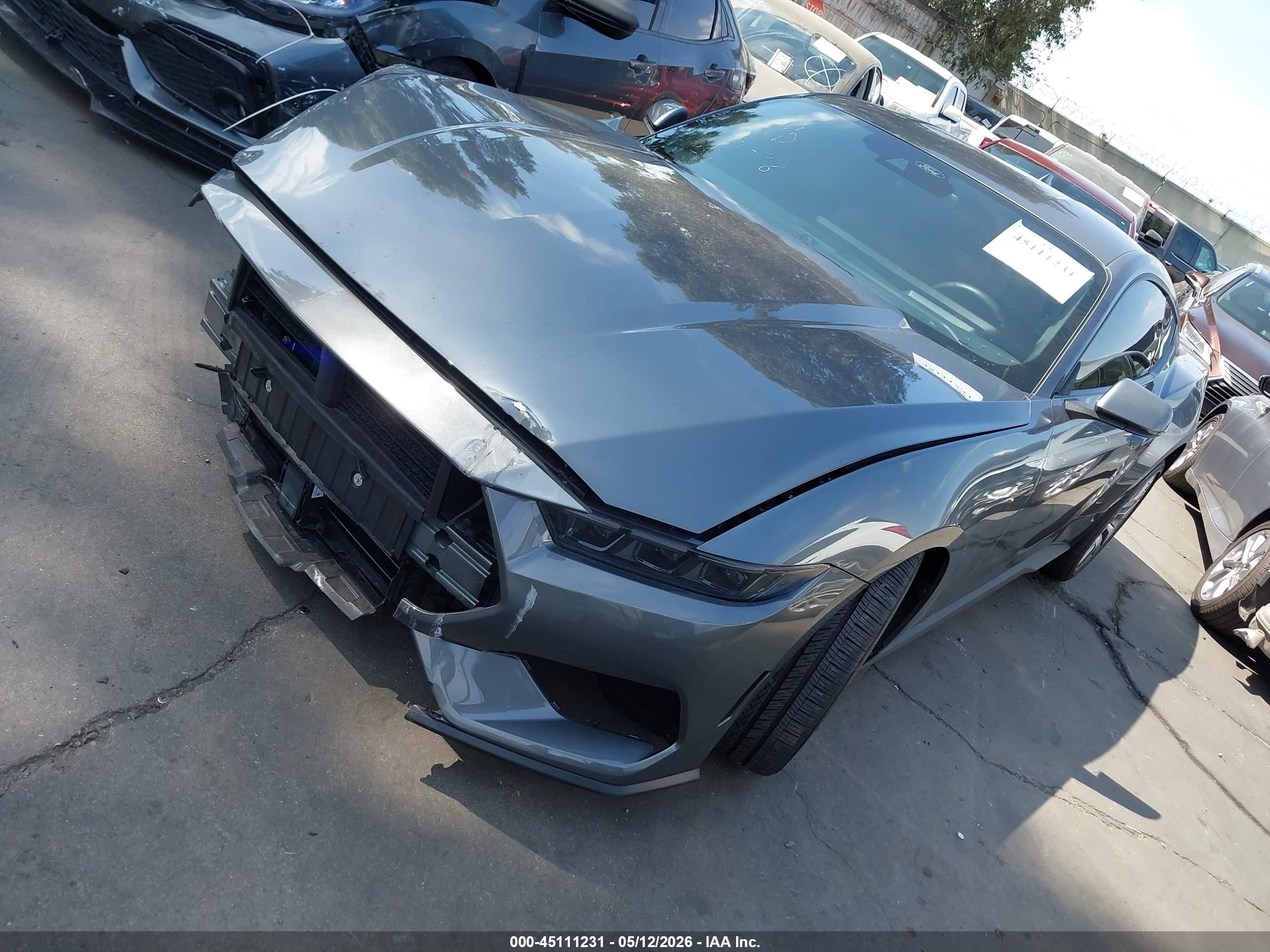 2025 Ford Mustang Ecoboost Premium Fastback Серый vin: 1FA6P8TH6S5130561