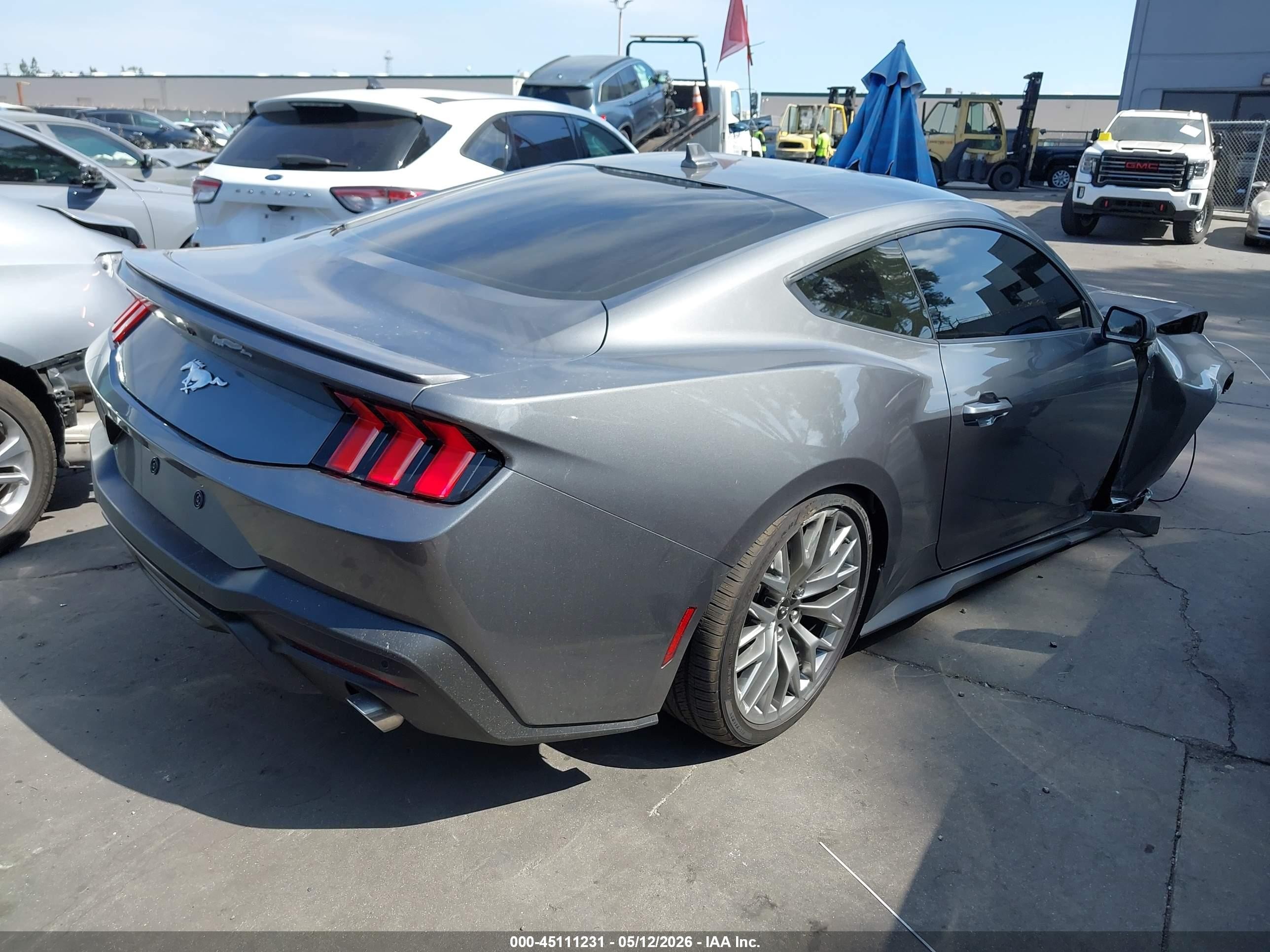 2025 Ford Mustang Ecoboost Premium Fastback Серый vin: 1FA6P8TH6S5130561