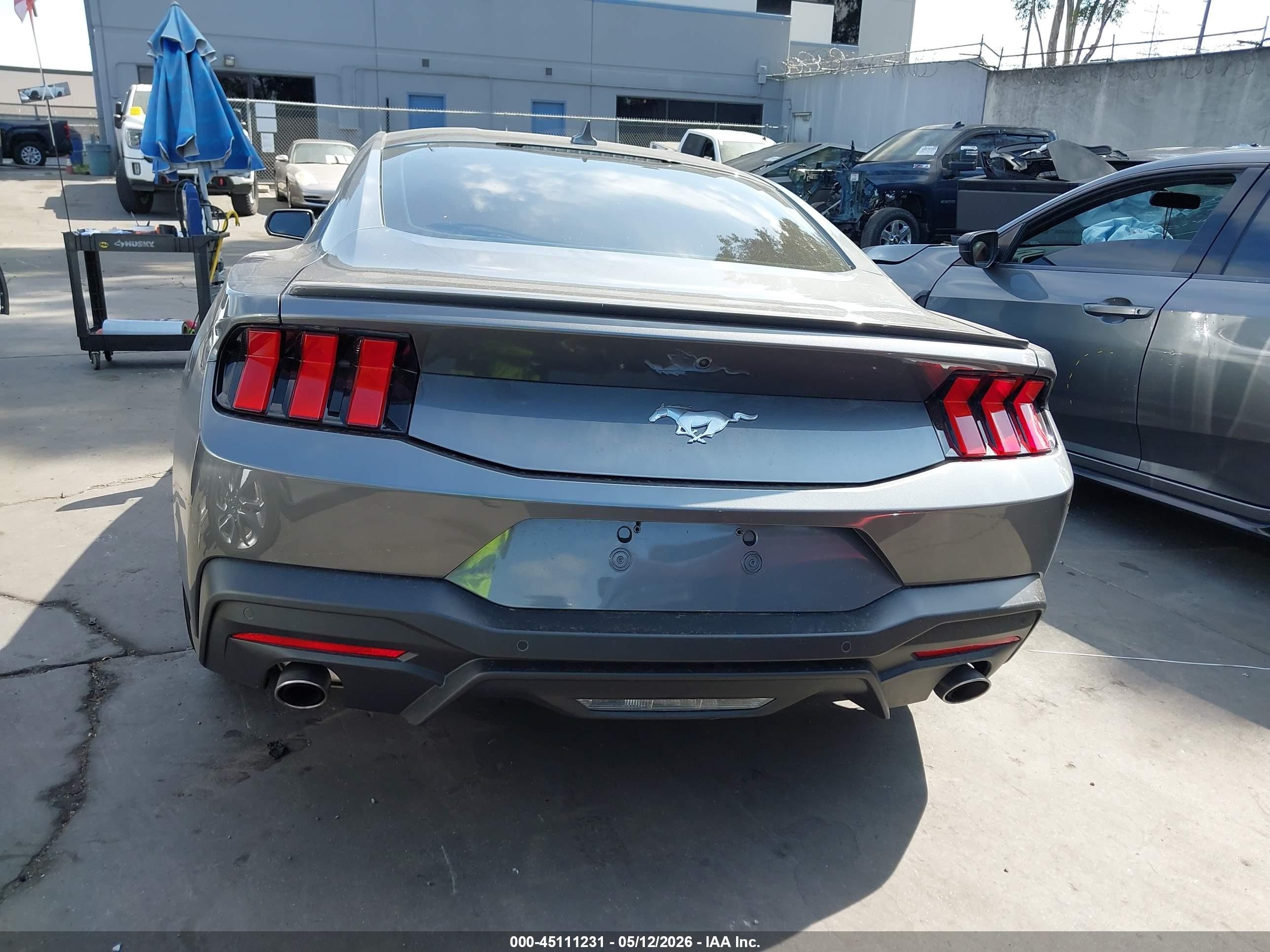 2025 Ford Mustang Ecoboost Premium Fastback Серый vin: 1FA6P8TH6S5130561