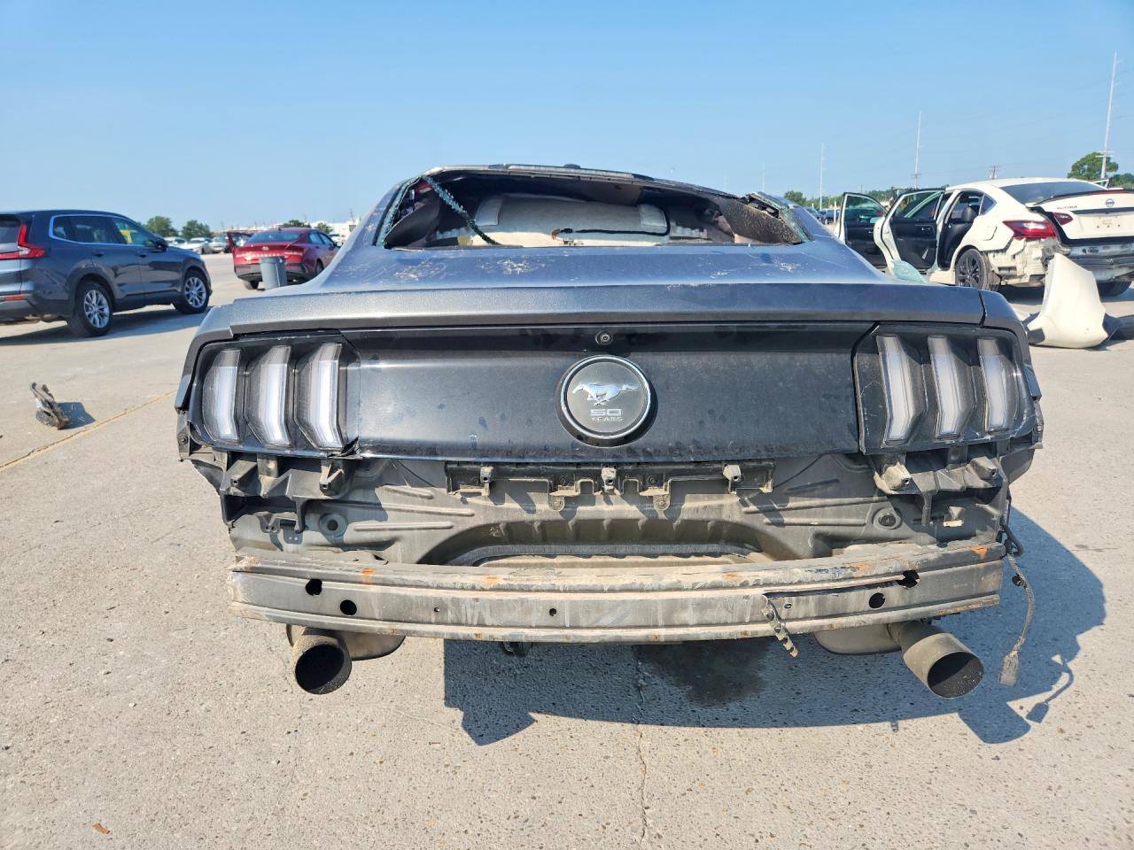 2015 Ford Mustang Gray vin: 1FA6P8TH7F5314087