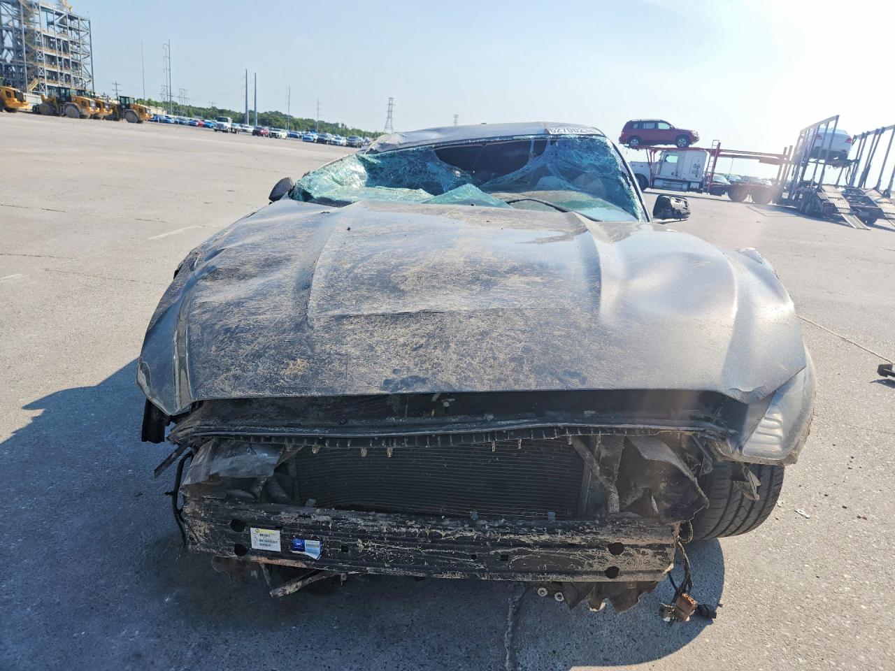 2015 Ford Mustang Gray vin: 1FA6P8TH7F5314087