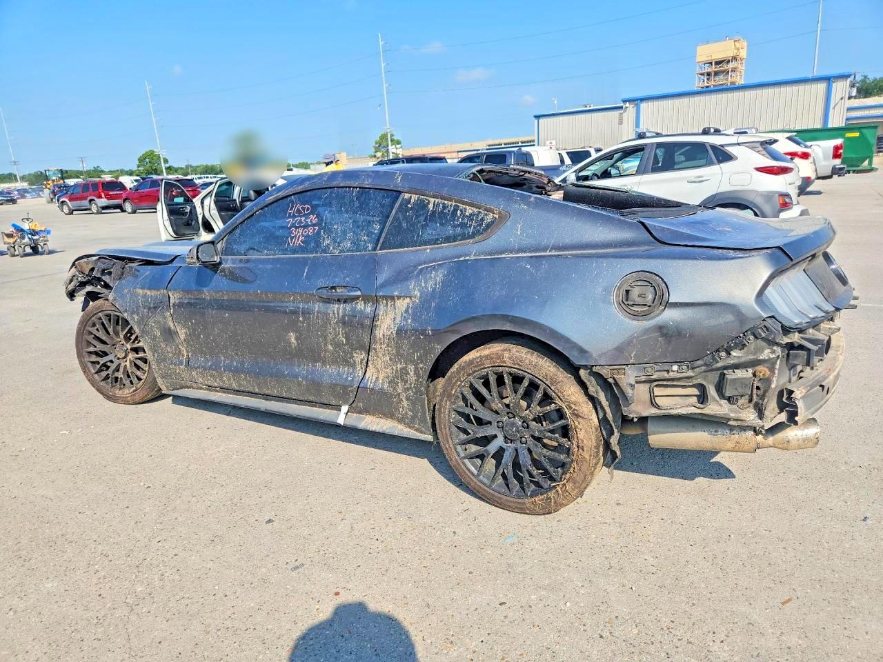 2015 Ford Mustang Gray vin: 1FA6P8TH7F5314087