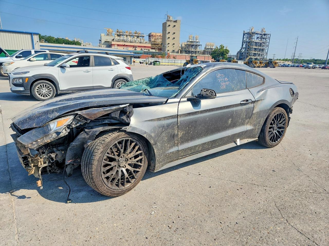 2015 Ford Mustang Gray vin: 1FA6P8TH7F5314087