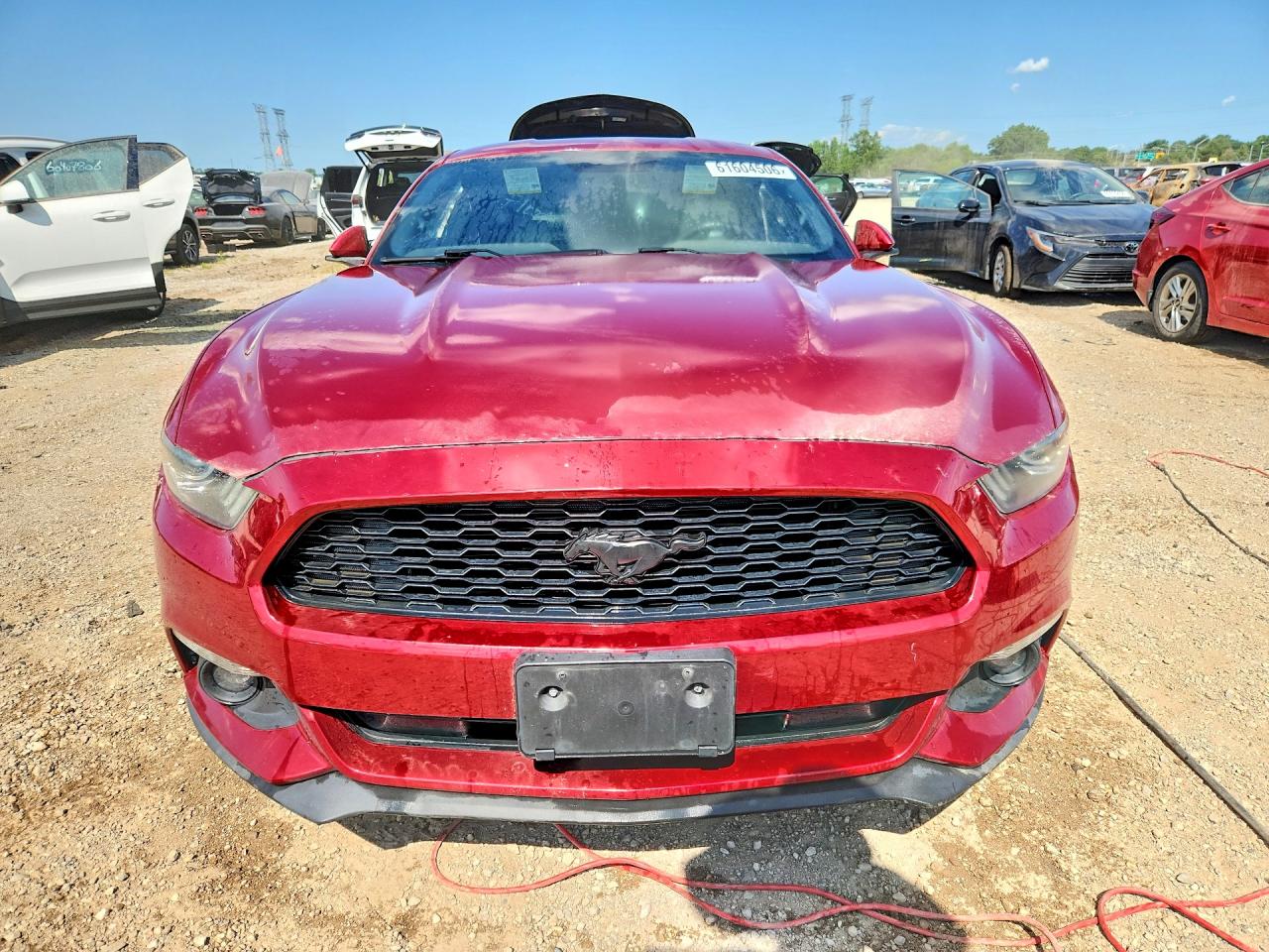 2015 Ford Mustang Red vin: 1FA6P8TH7F5317751