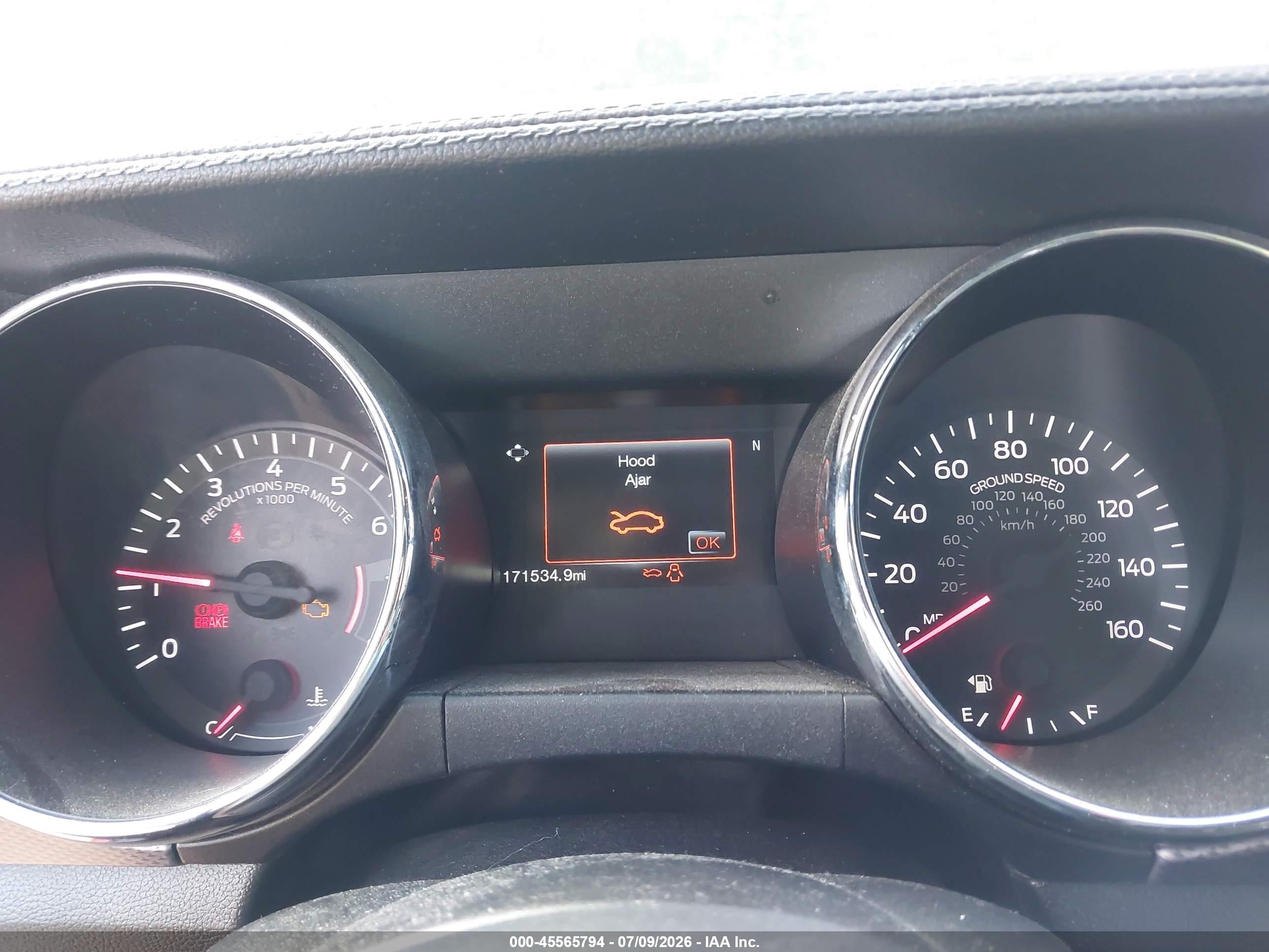 2015 Ford Mustang Ecoboost Orange vin: 1FA6P8TH7F5329348