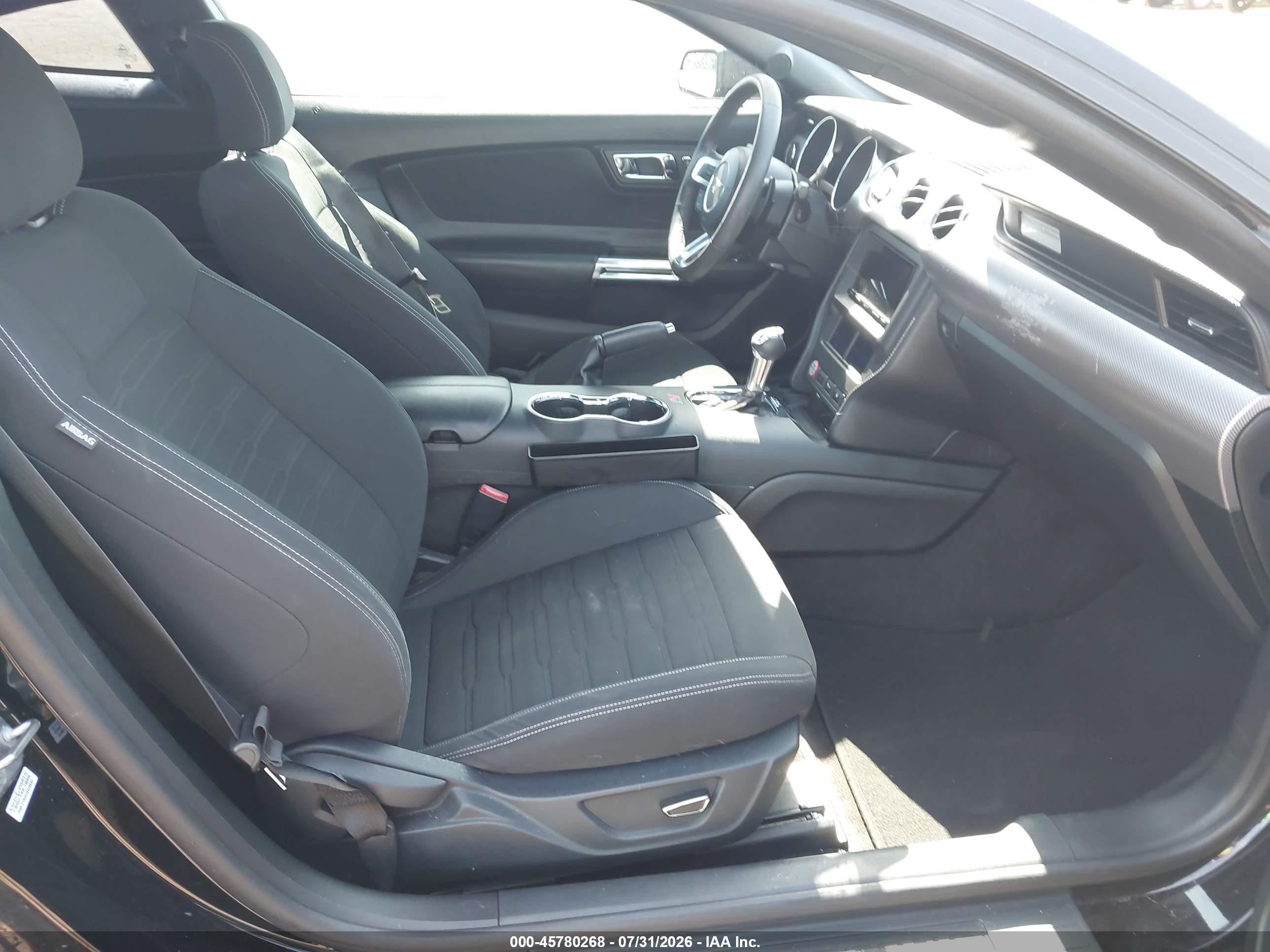 2015 Ford Mustang Ecoboost Black vin: 1FA6P8TH7F5332993