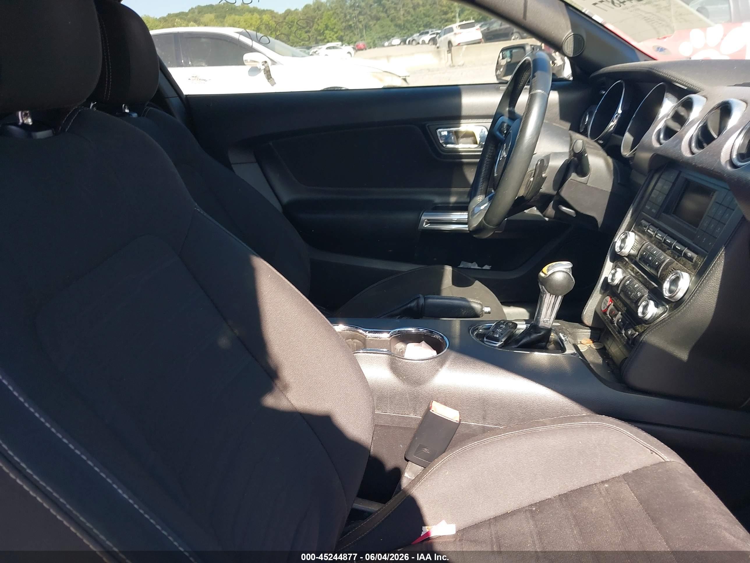 2015 Ford Mustang Ecoboost Gray vin: 1FA6P8TH7F5343220