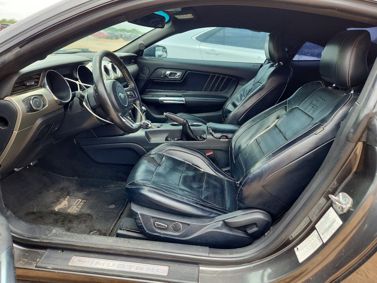 2015 Ford Mustang Gray vin: 1FA6P8TH7F5369123