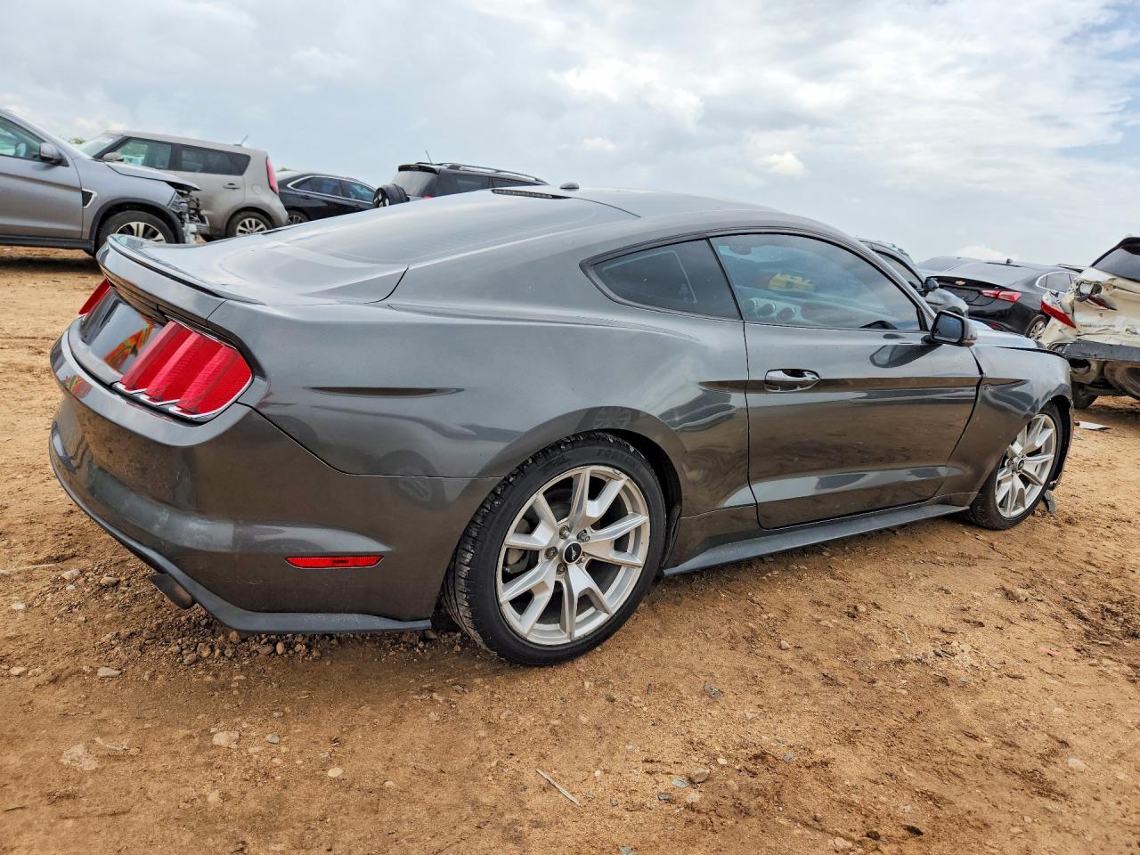2015 Ford Mustang Gray vin: 1FA6P8TH7F5369123