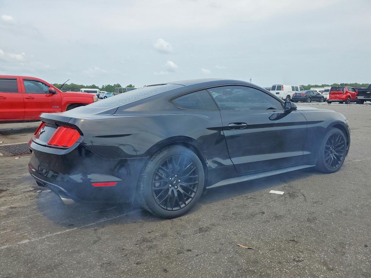 2015 Ford Mustang Black vin: 1FA6P8TH7F5417252