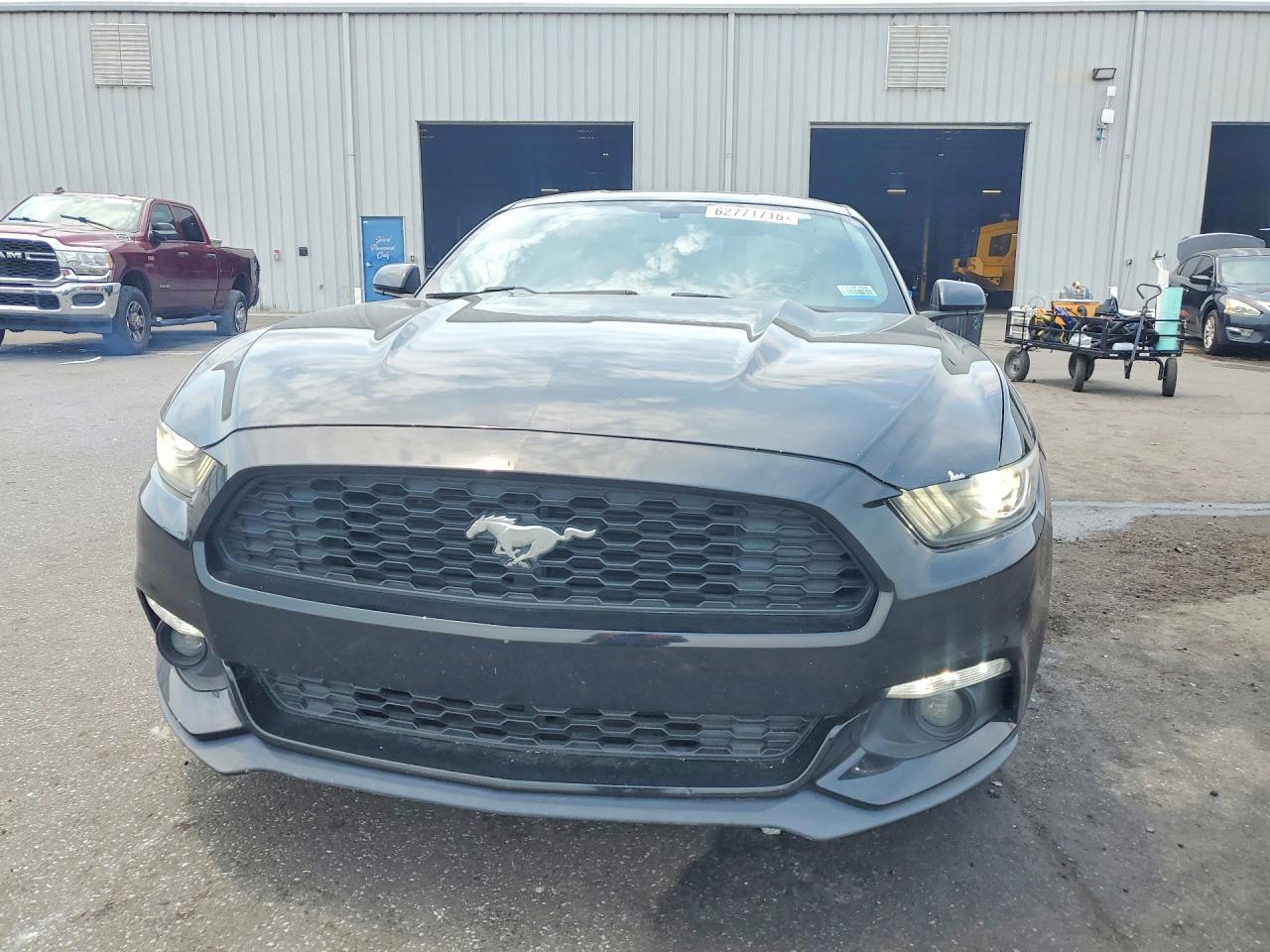 2015 Ford Mustang Black vin: 1FA6P8TH7F5417252