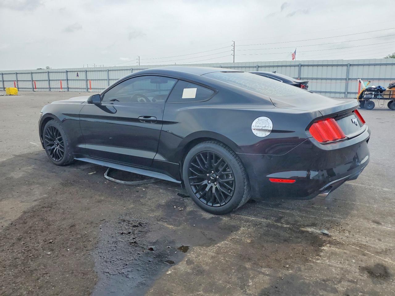 2015 Ford Mustang Black vin: 1FA6P8TH7F5417252