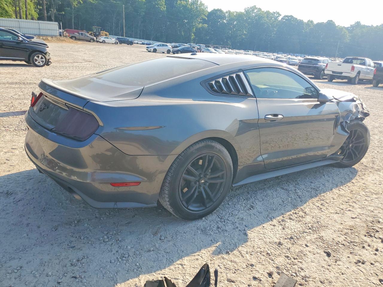 2016 Ford Mustang Gray vin: 1FA6P8TH7G5231647