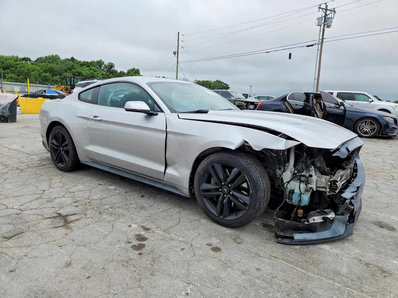 2017 Ford Mustang Silver vin: 1FA6P8TH7H5212422