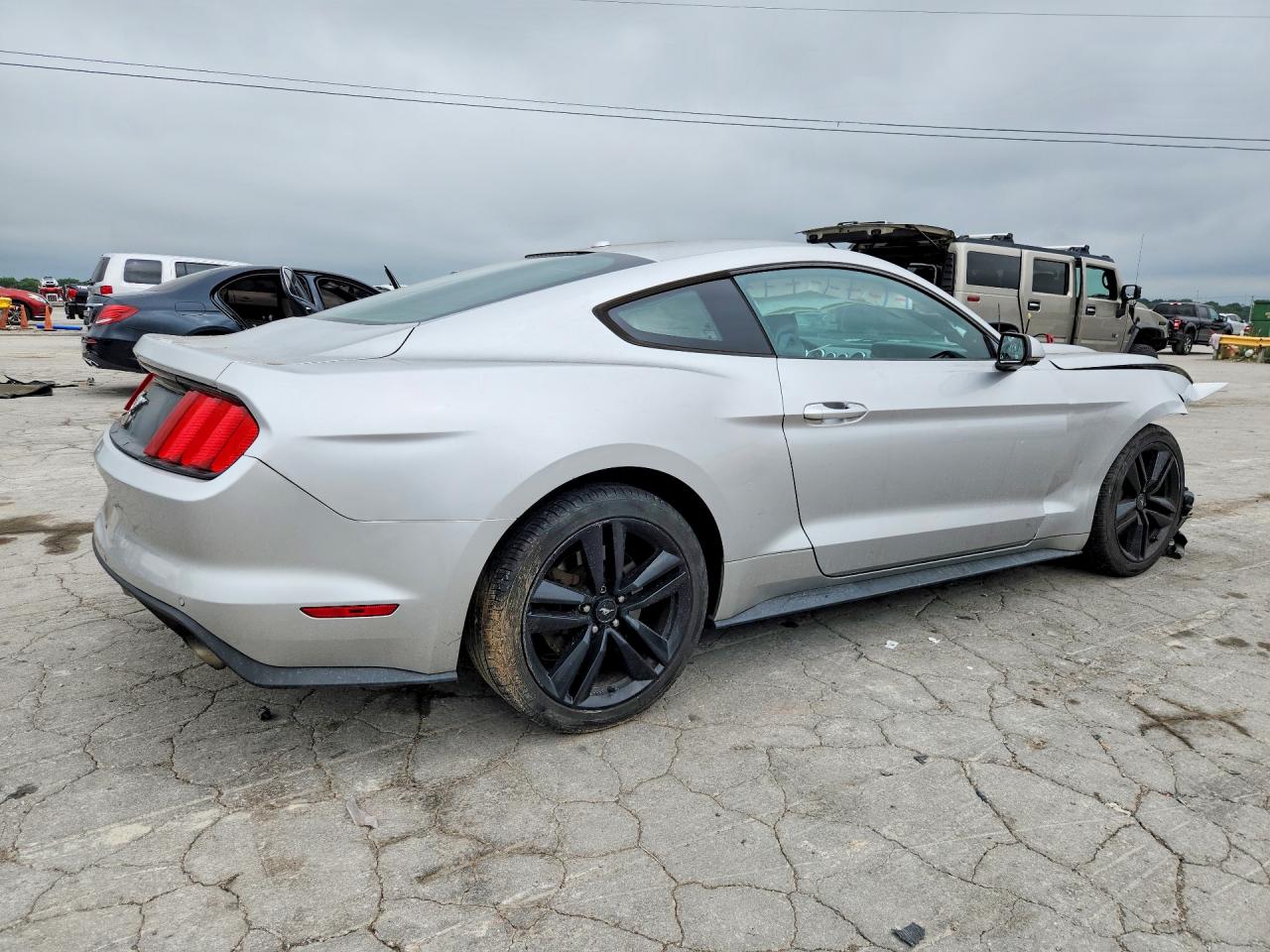 2017 Ford Mustang Silver vin: 1FA6P8TH7H5212422